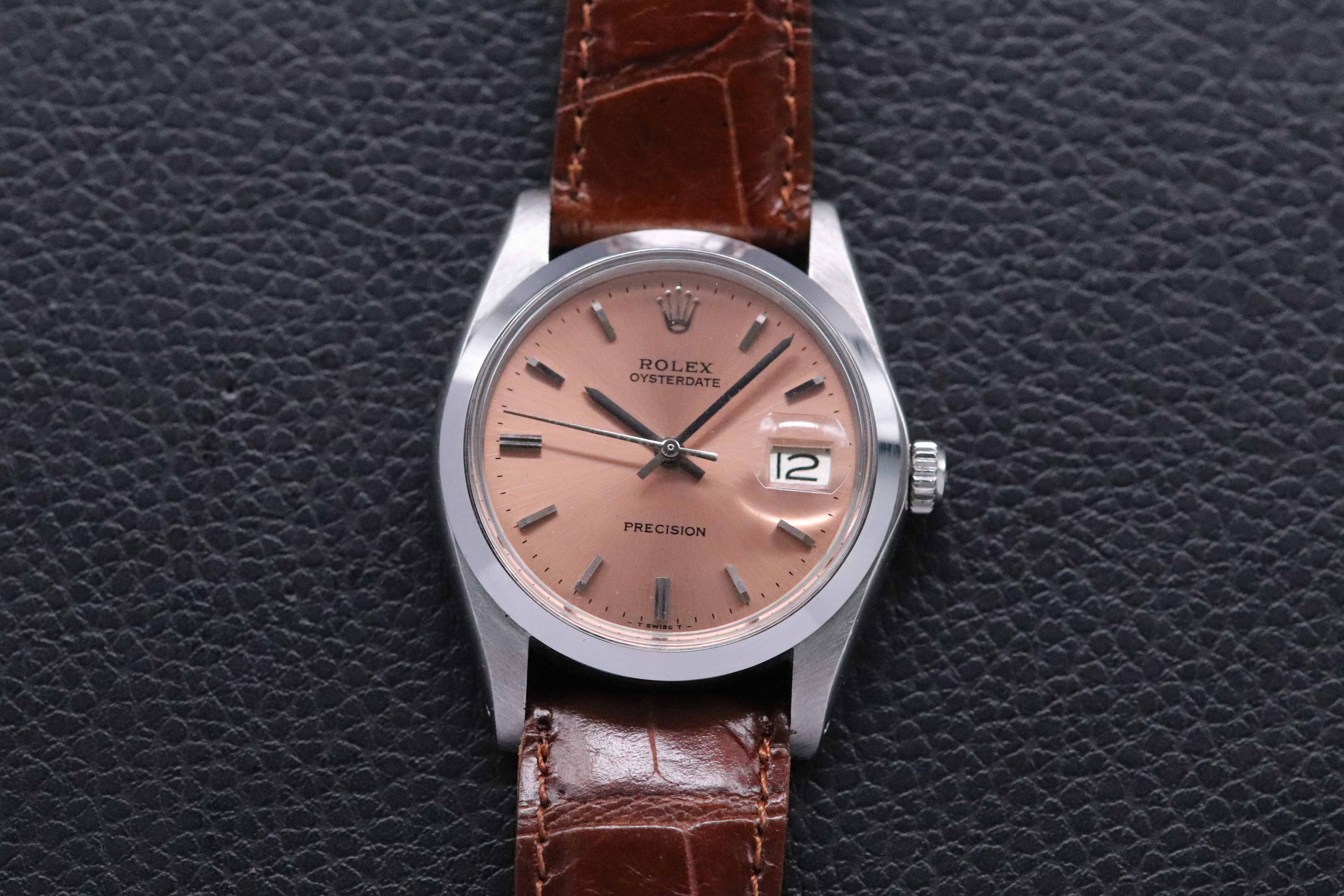 Rolex Oysterdate 6694 with Pink Dial, 1980