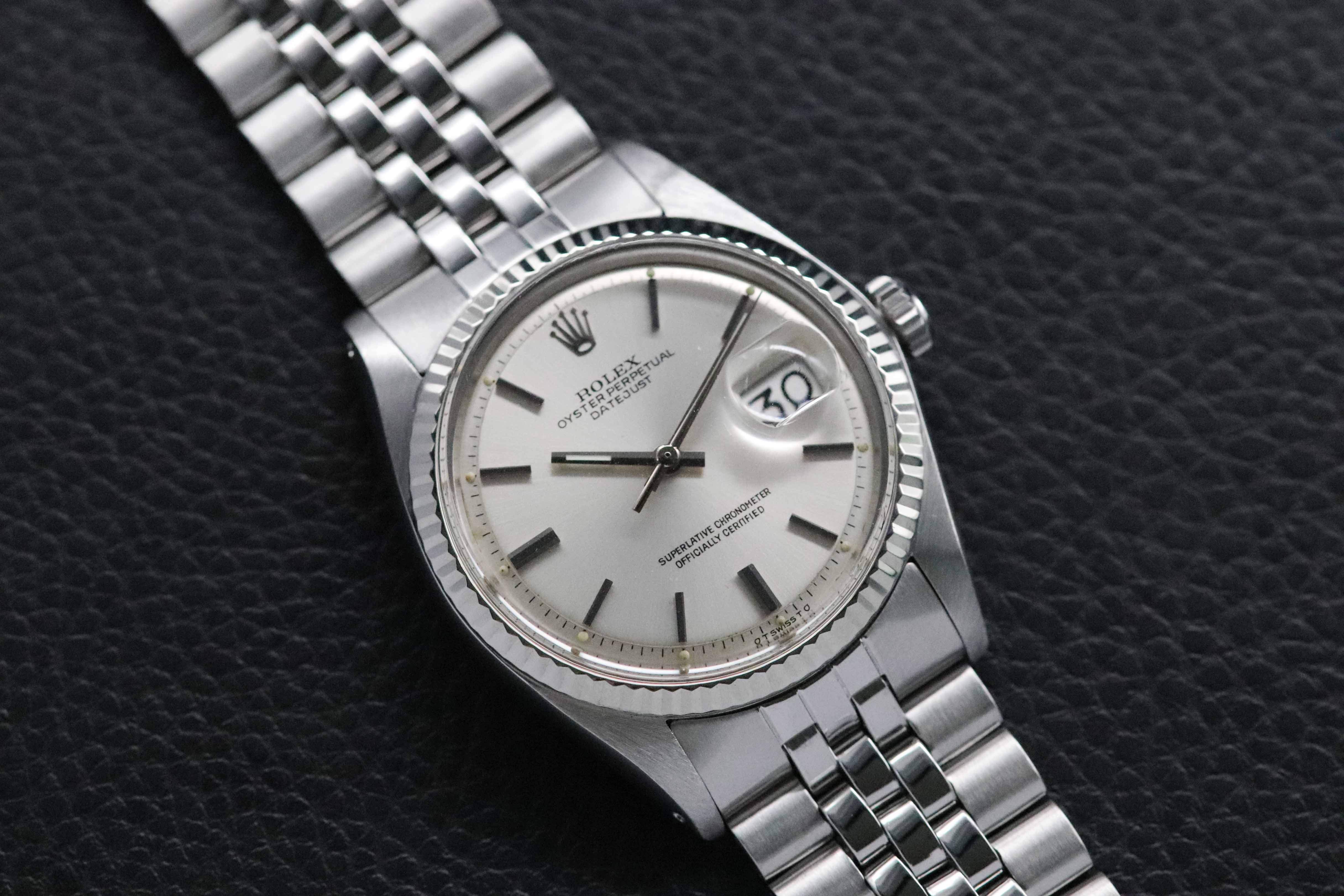 Rolex Datejust 36 1601 Complete Set 1975 Box + Papers