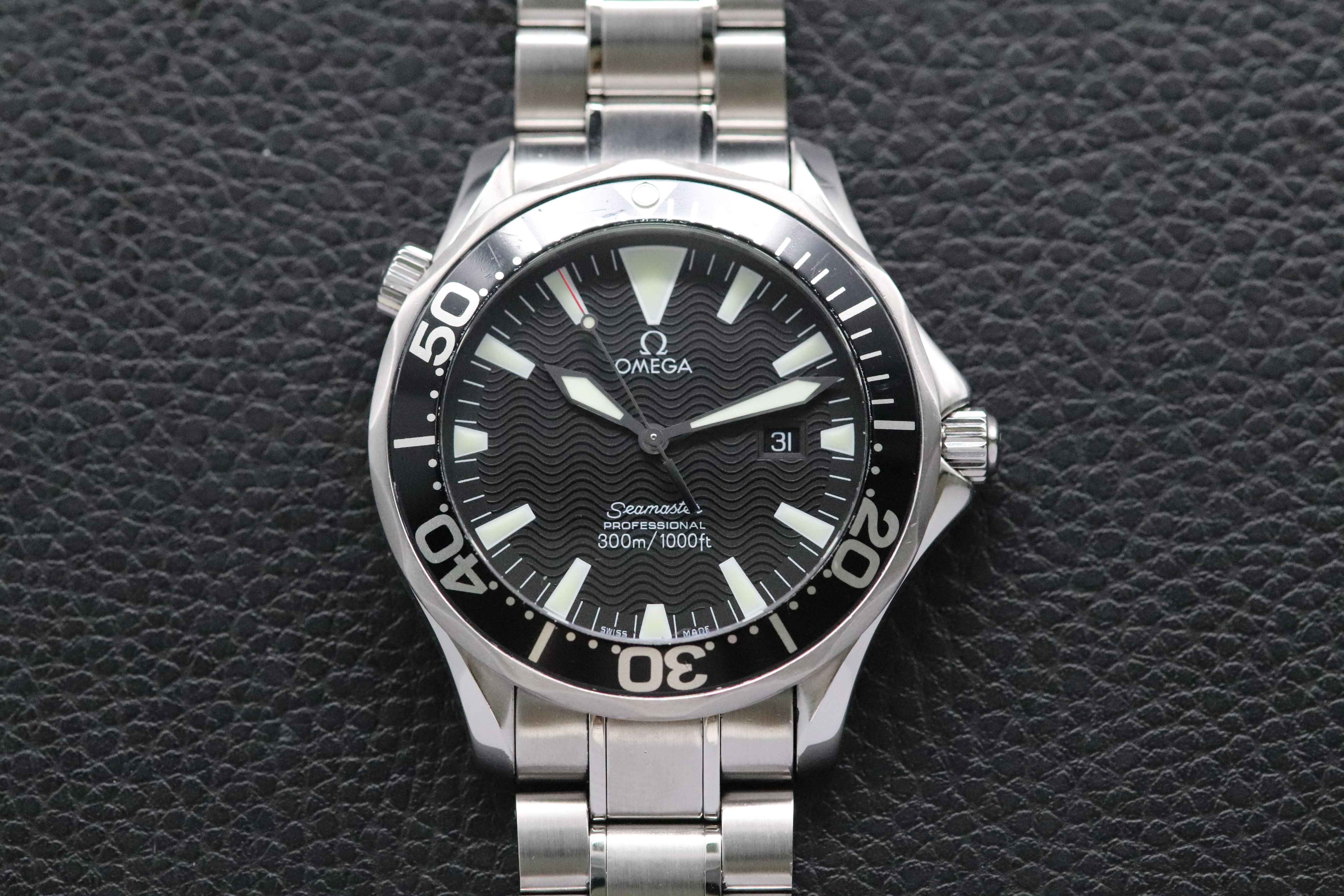 Omega Seamaster Diver 300 2264.50 Esfera Negra 1998