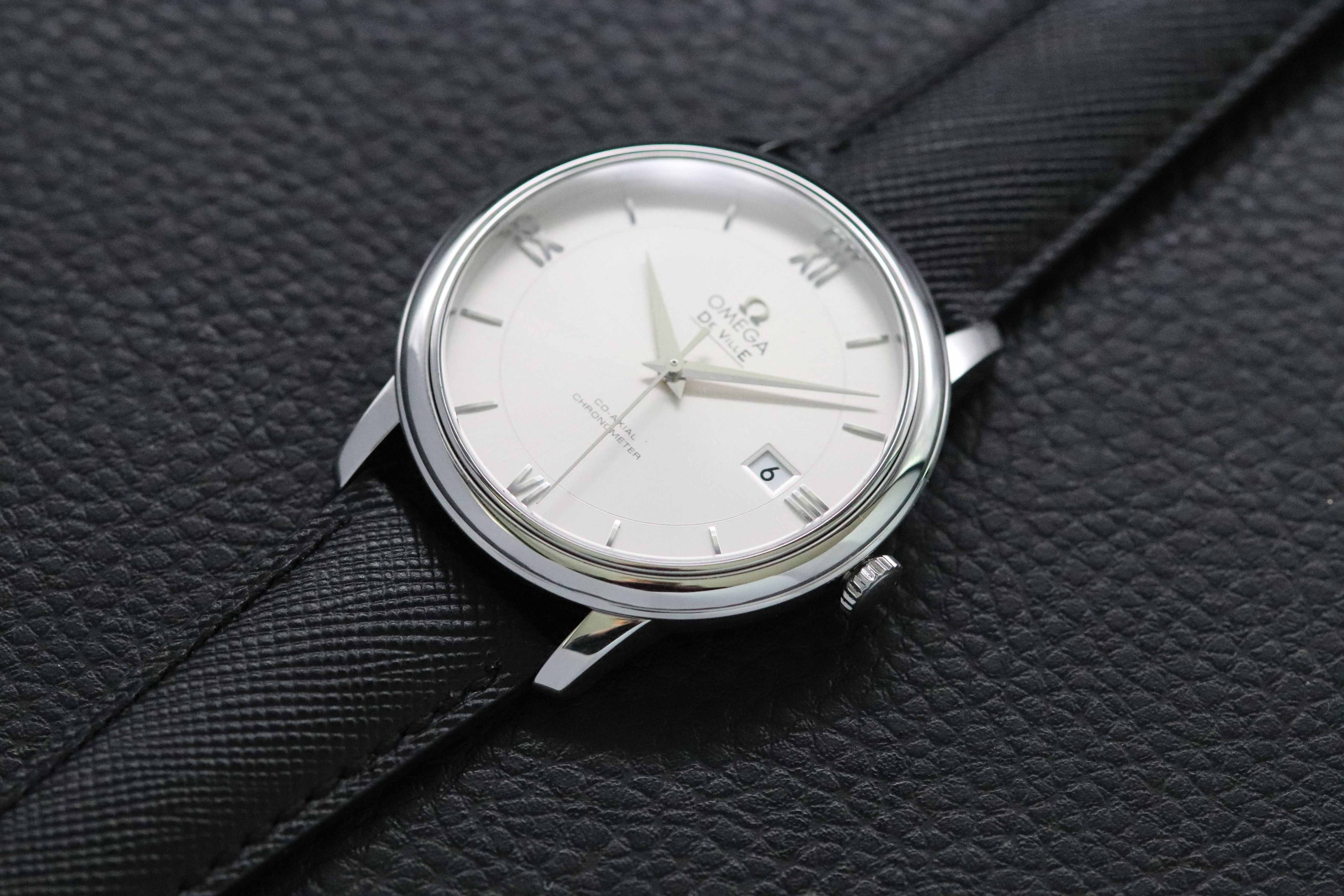Omega De Ville Prestige 424.13.40.20.02.001 Silver Dial 2014