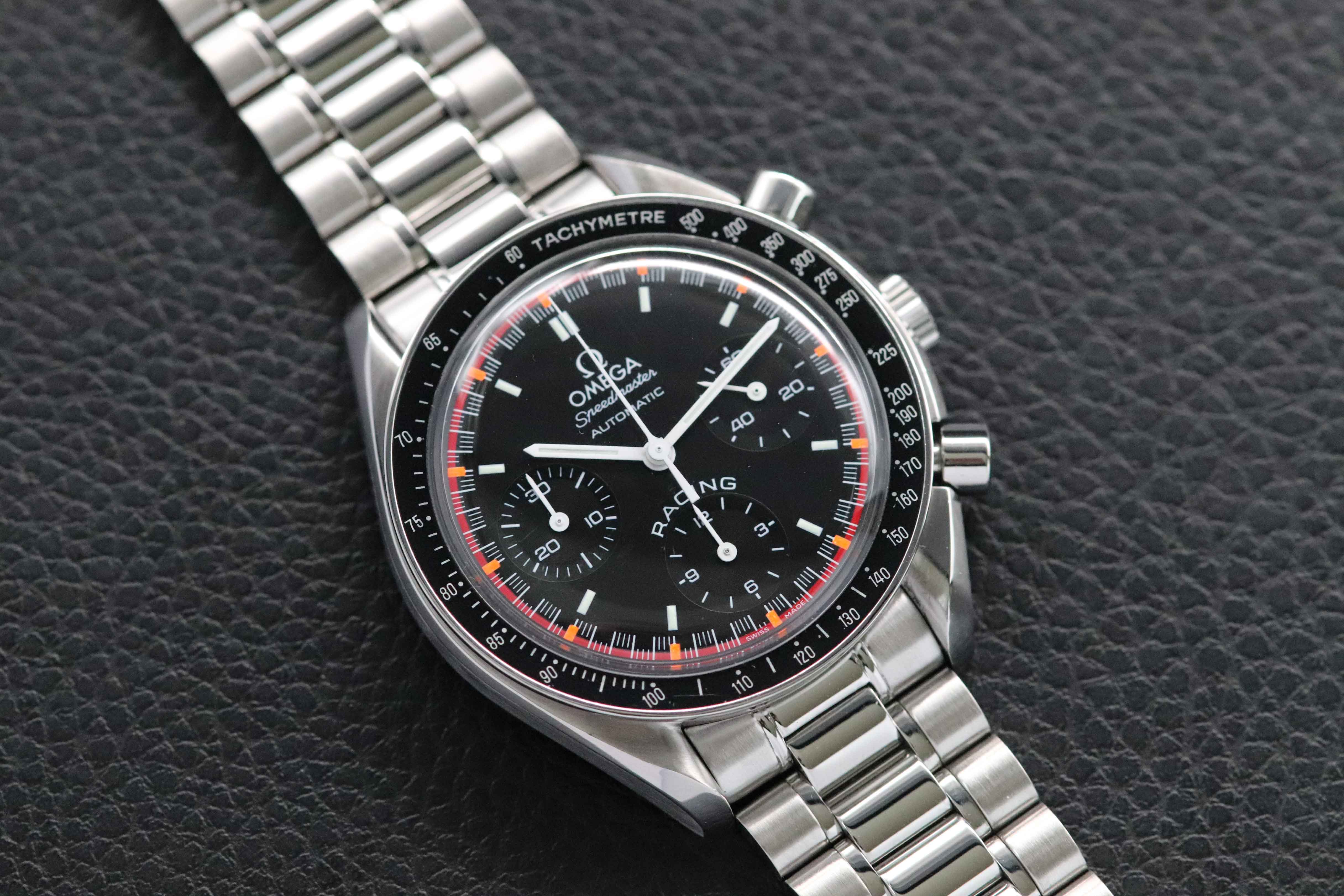 Omega Speedmaster Reduced 3518.50 Michael Schumacher 2001 Fullset Box+Paper