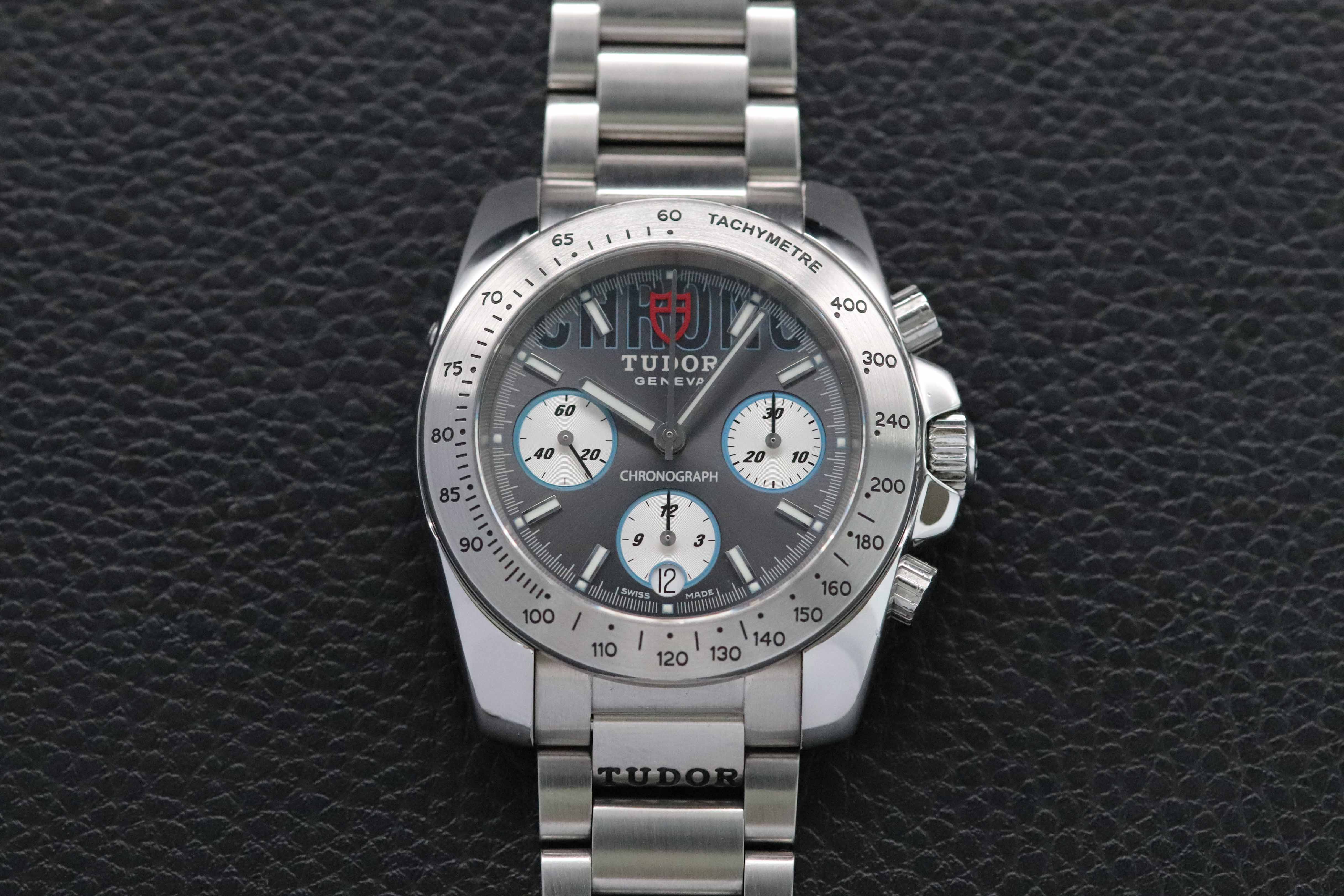 Tudor Sport Chronograph 20300 Silver Dial 2009