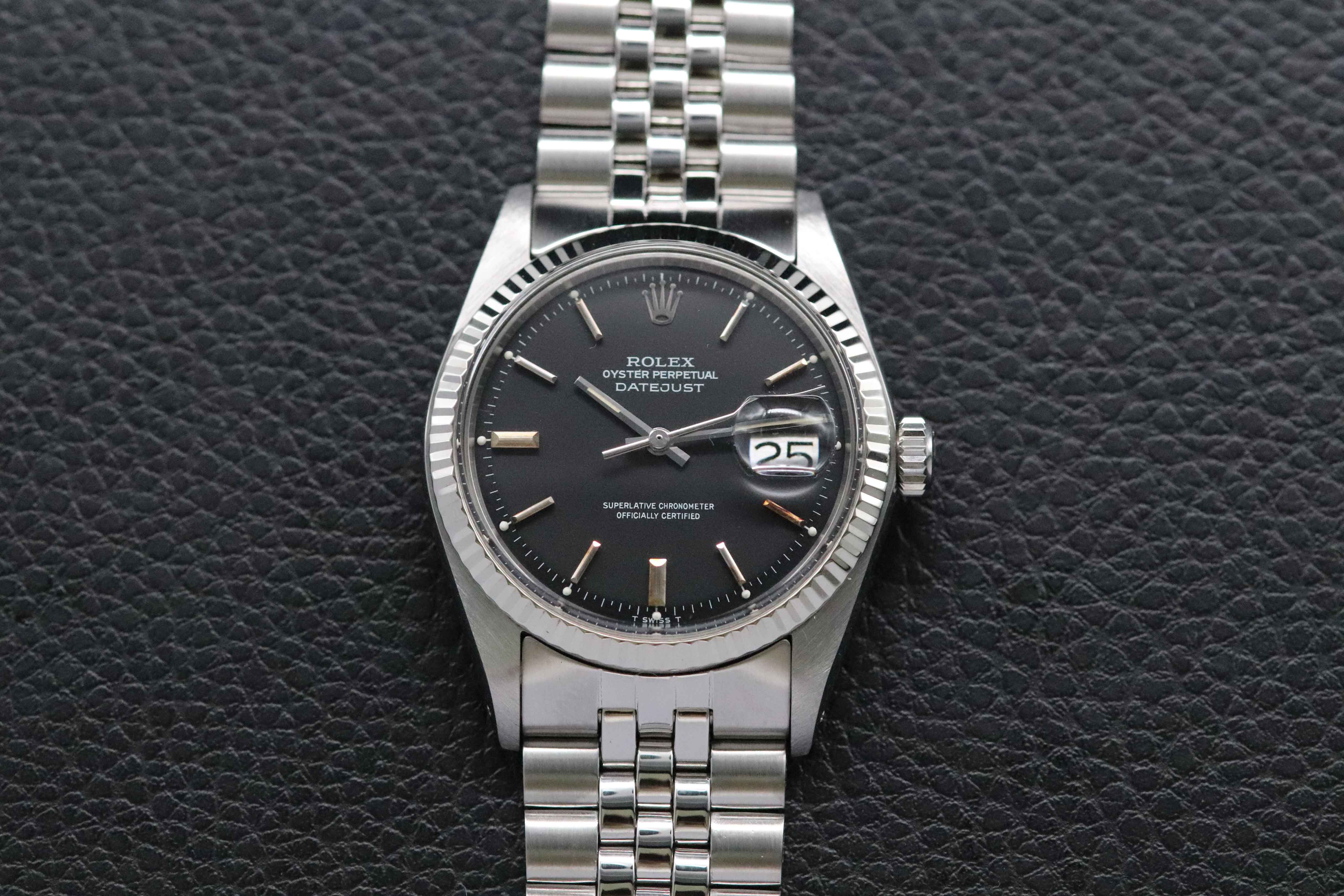 Rolex Datejust 1601 Quadrante Nero 1976