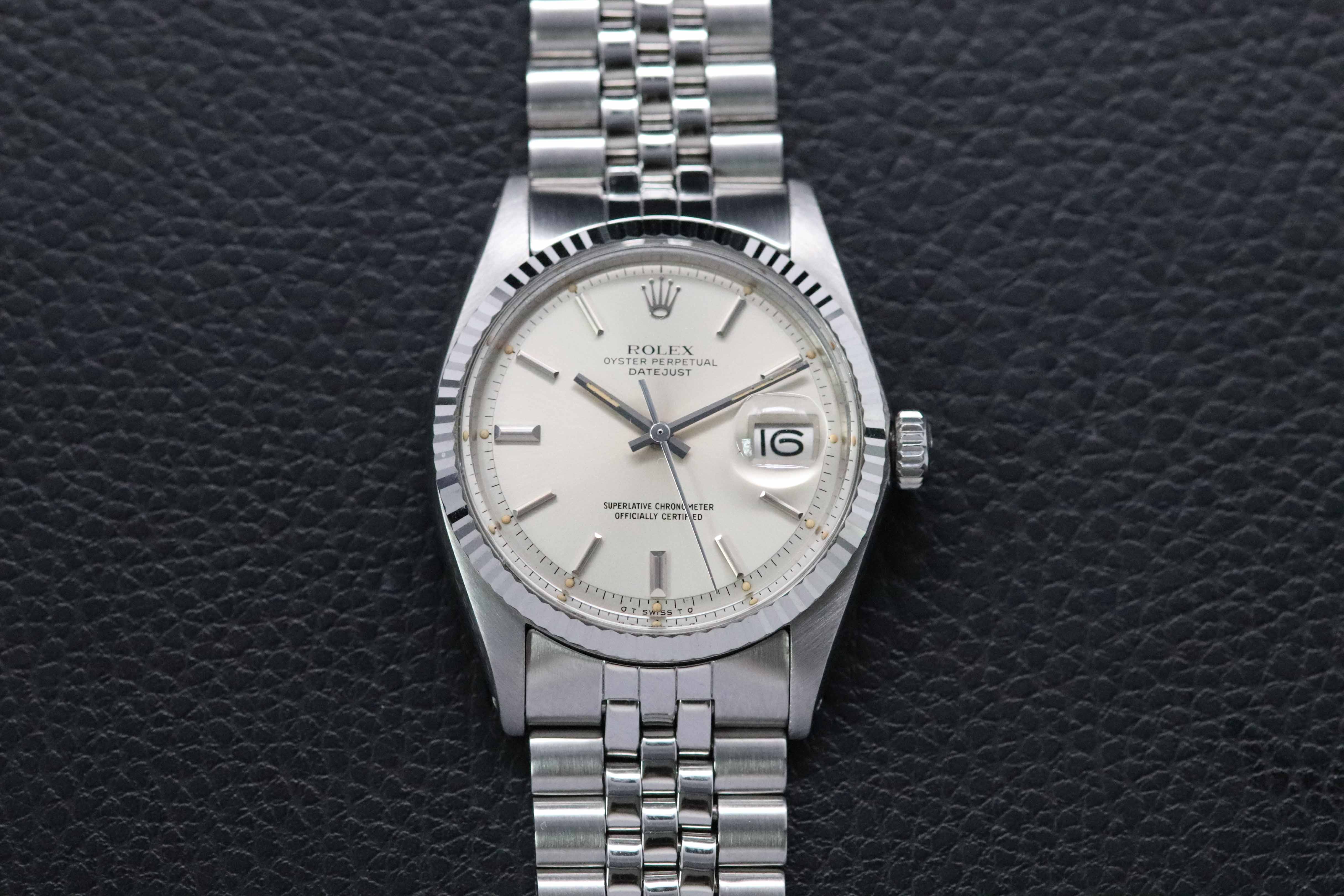 Rolex Datejust 36 1601 Silver Dial 1975