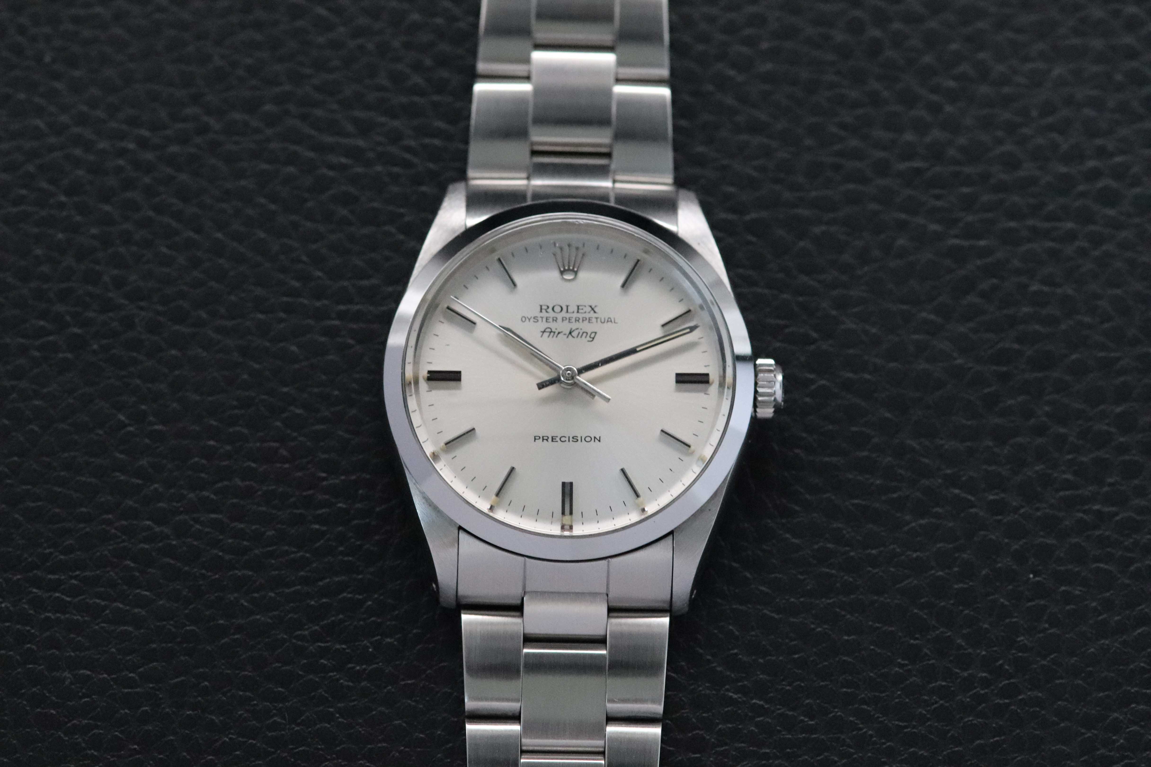 Rolex Air-King 5500 Silver Dial 1988