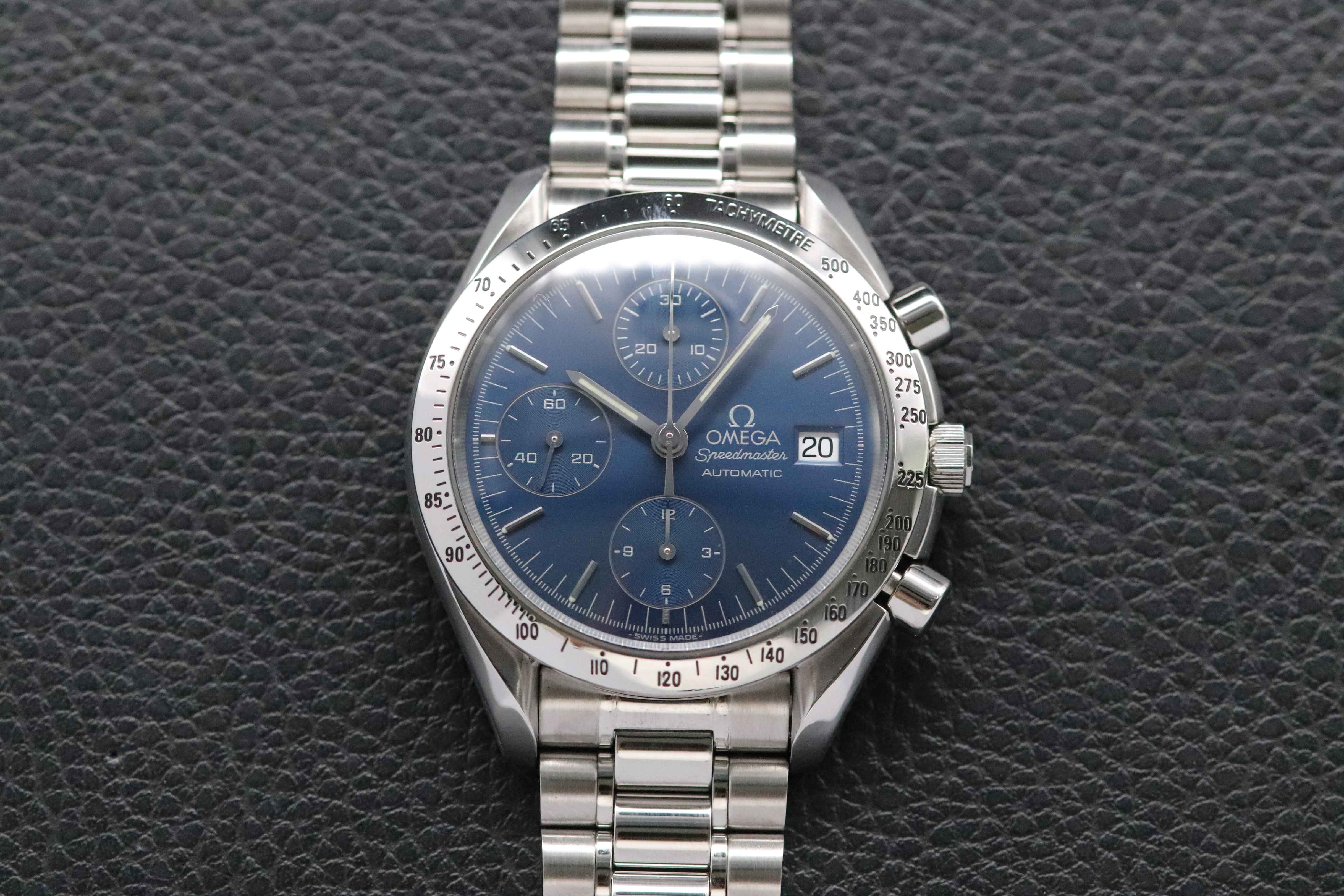Omega Speedmaster Date 3511.80 Blue Dial 1998