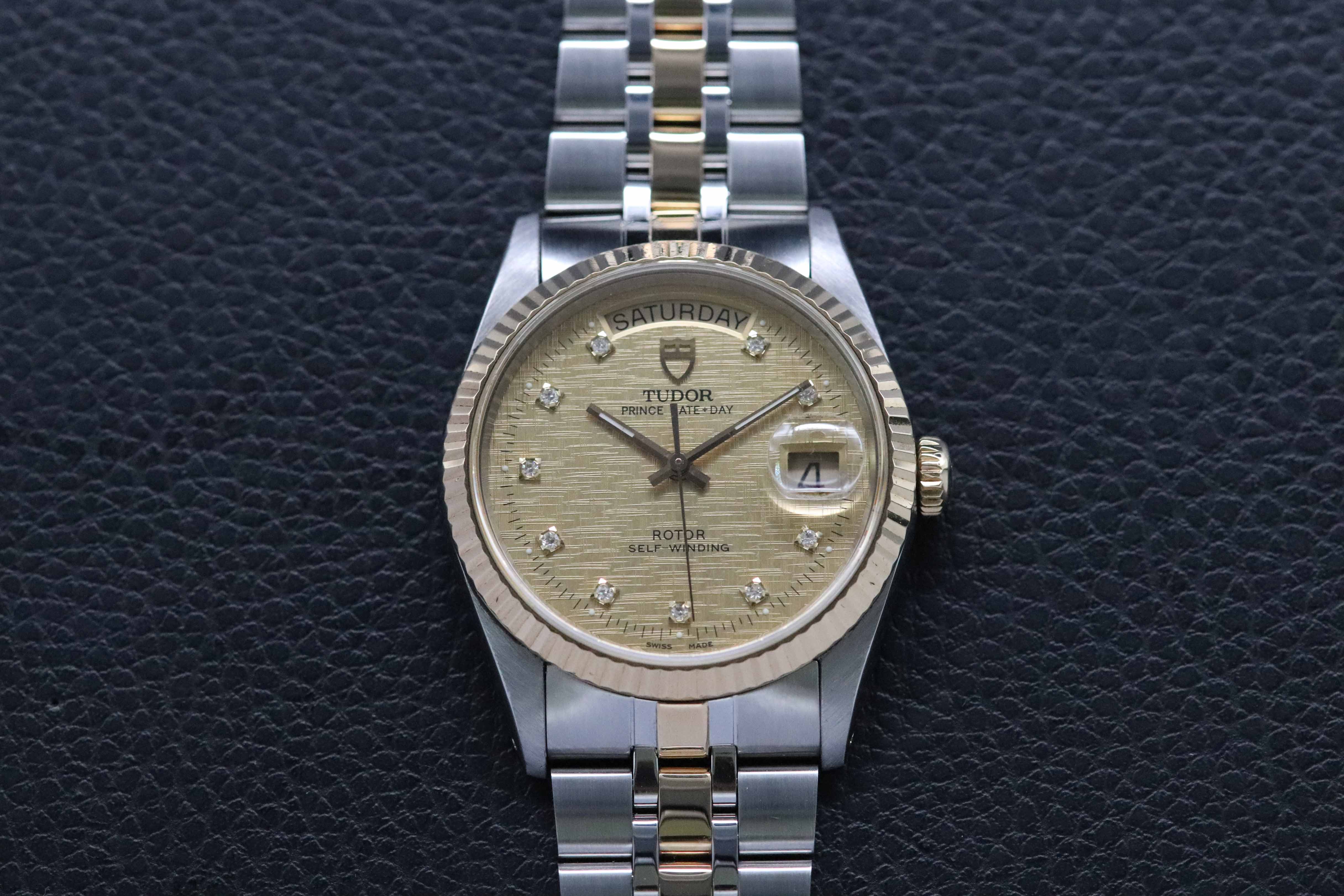 Tudor Prince Date-Day 76213 Gold Dial 2010