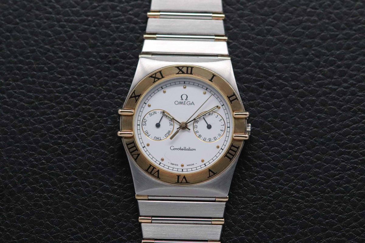 Omega Constellation Manhattan 1320.20 White Dial 1996
