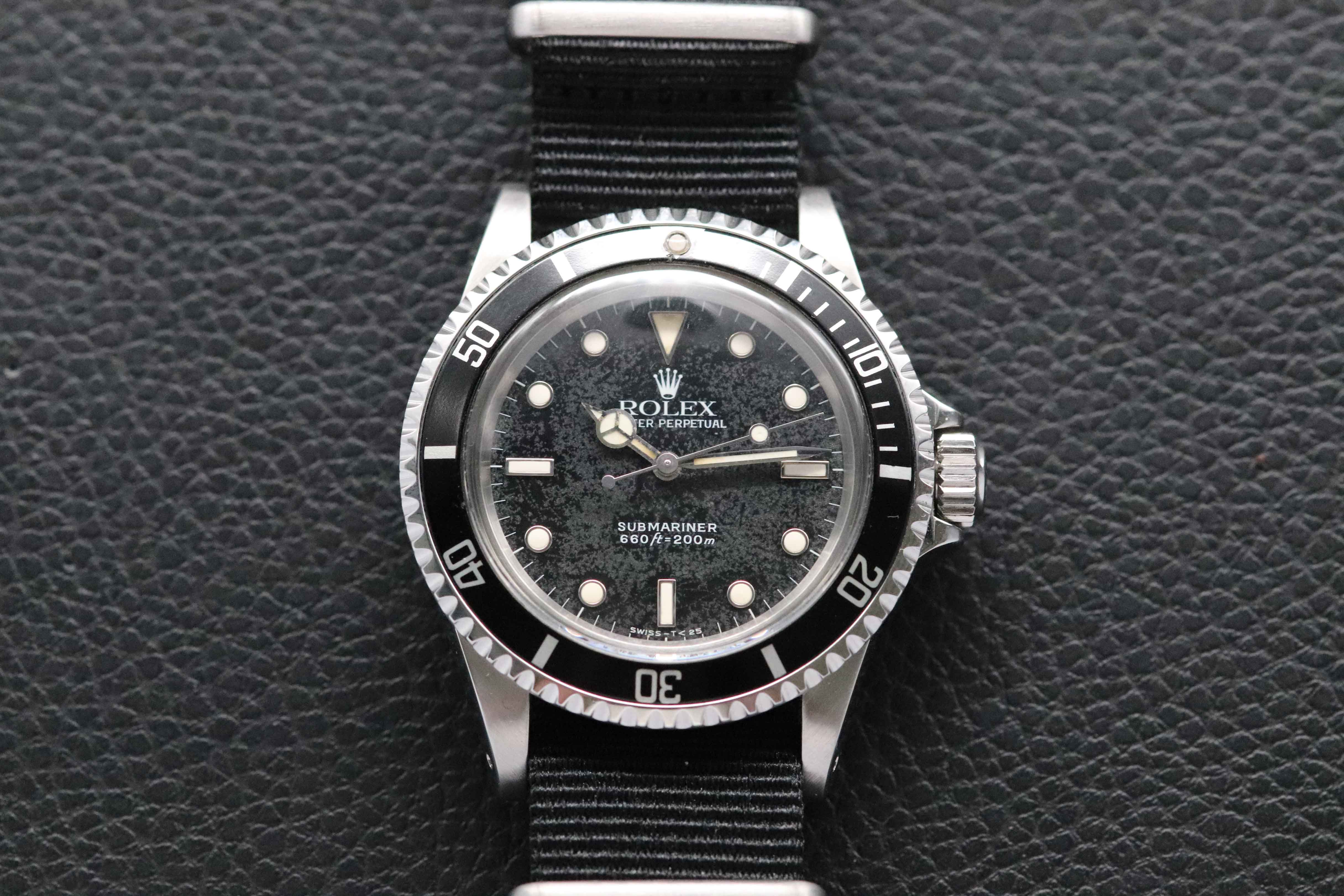 Rolex Submariner 5513 Stardust Tropical Dial 1987