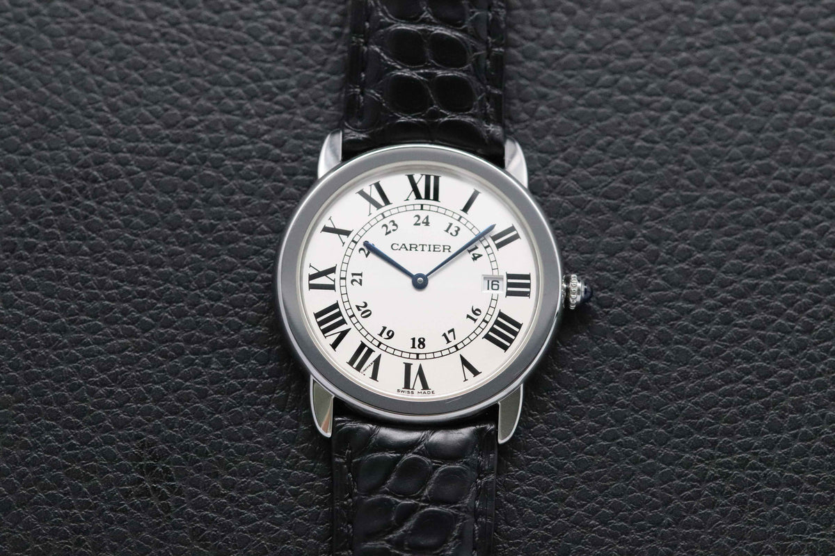 Cartier Ronde Solo W6700255 Silver Dial 2013