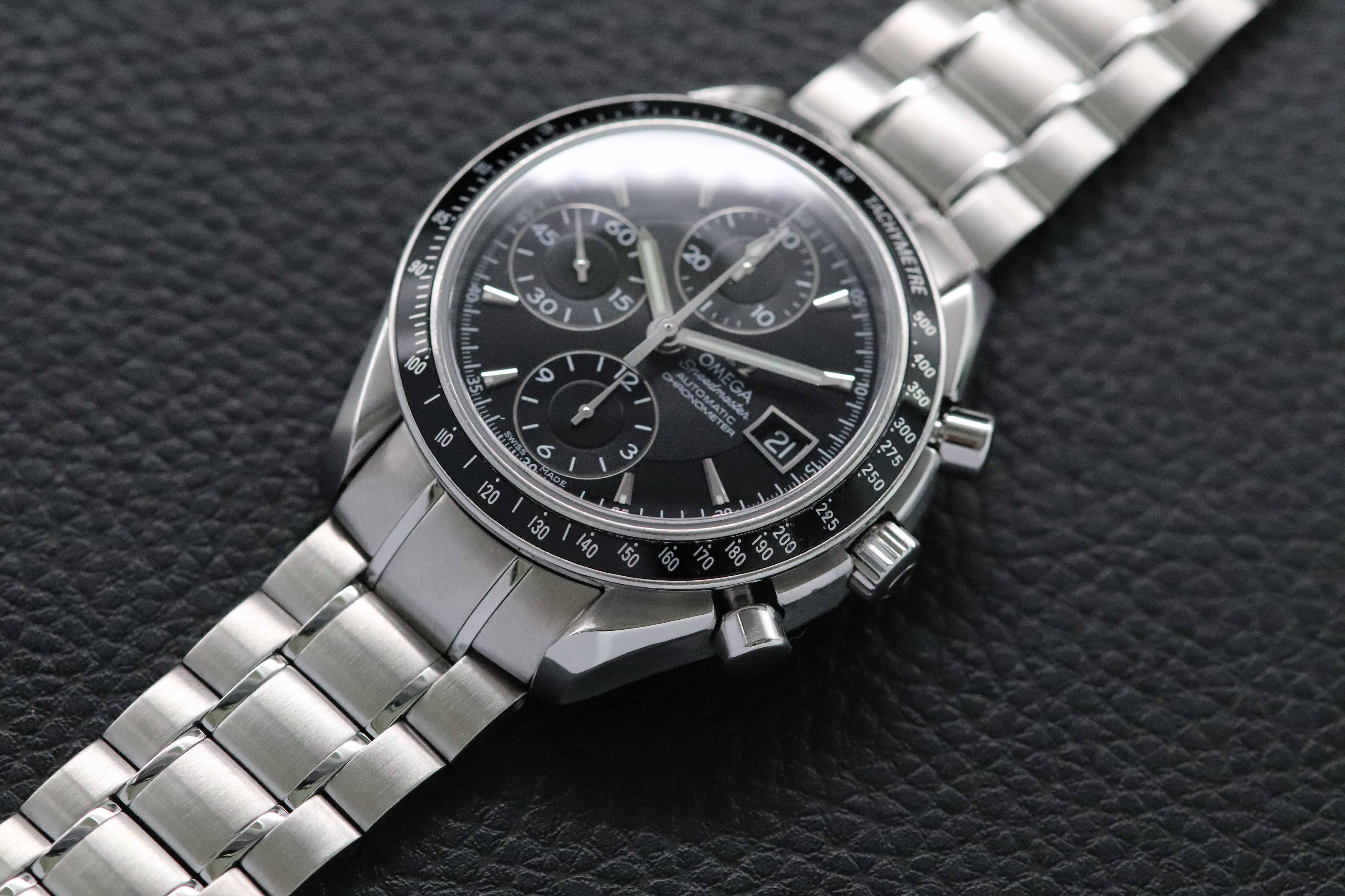 Omega Speedmaster Date 3210.50 Quadrante nero 2012