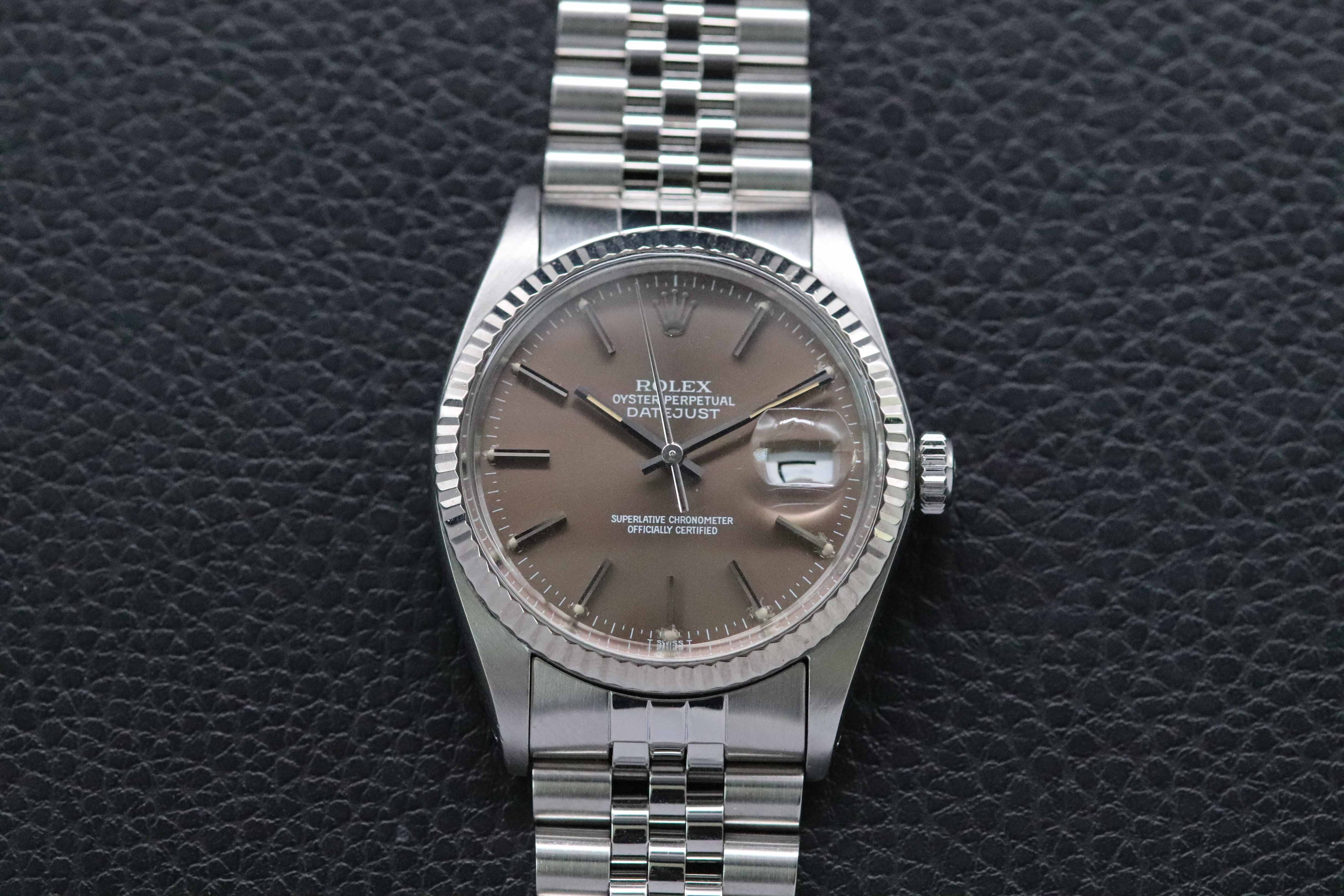 Rolex Datejust 16014, FULLSET de 1984, avec boîte et PAPERS