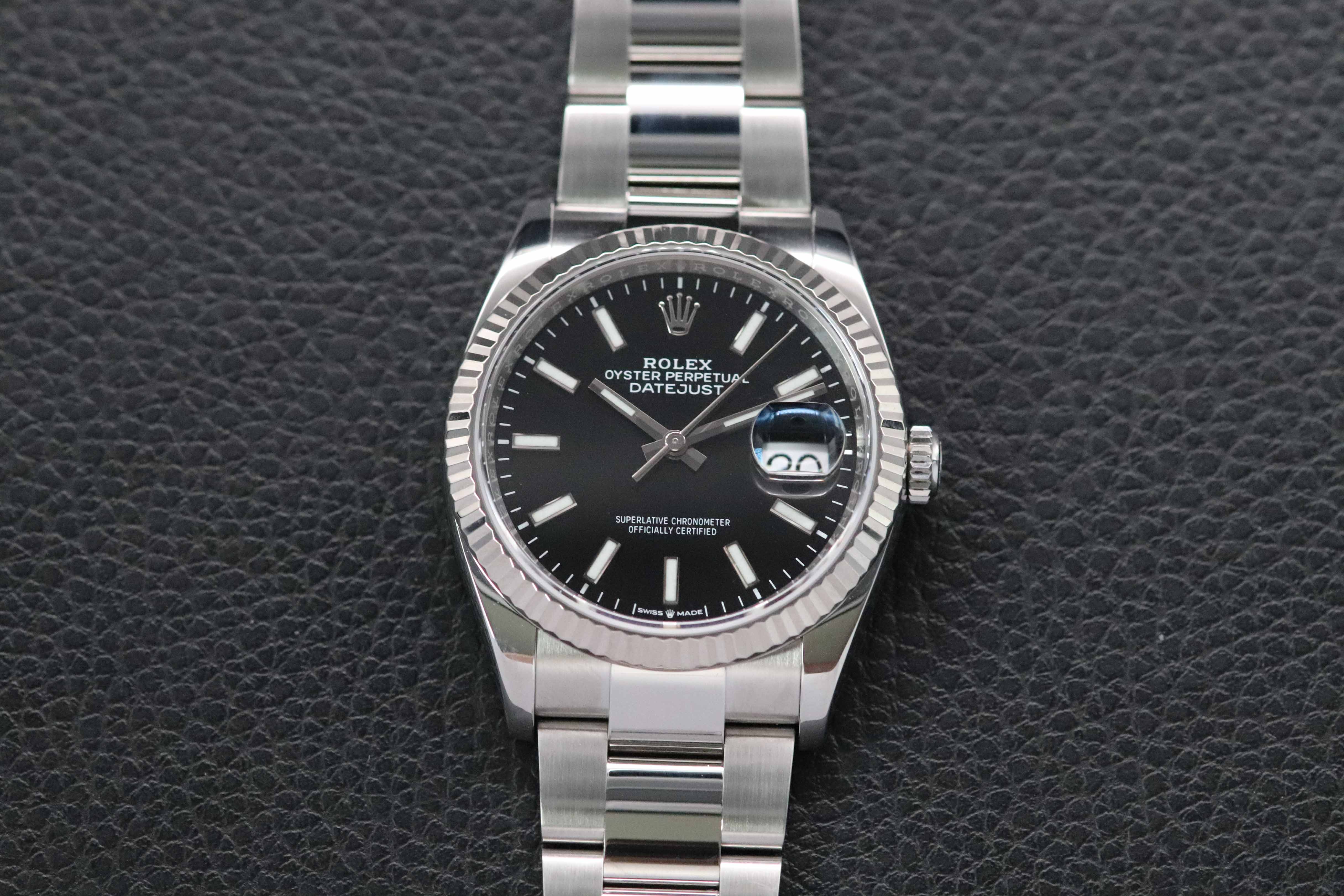 Rolex Datejust 126234 Black Dial Fullset 2020 Box+Papers