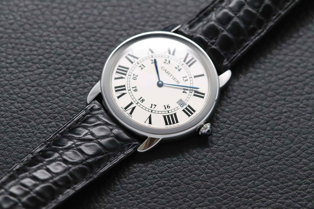 Cartier Ronde Solo W6700255 Silver Dial 2013