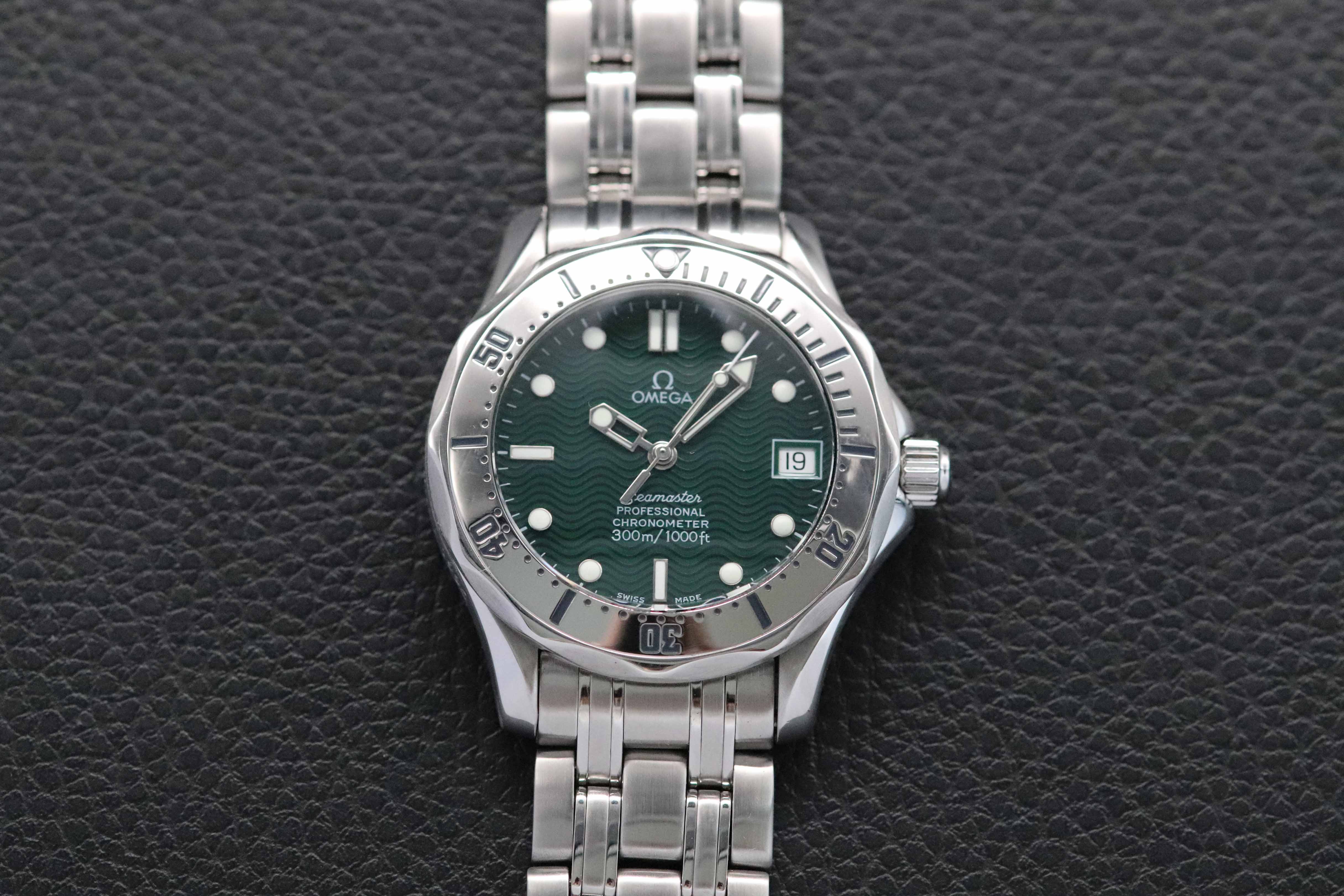 Omega Seamaster 300 2553.41 Jacques Mayol Green Fullset 1999 Box+Papers