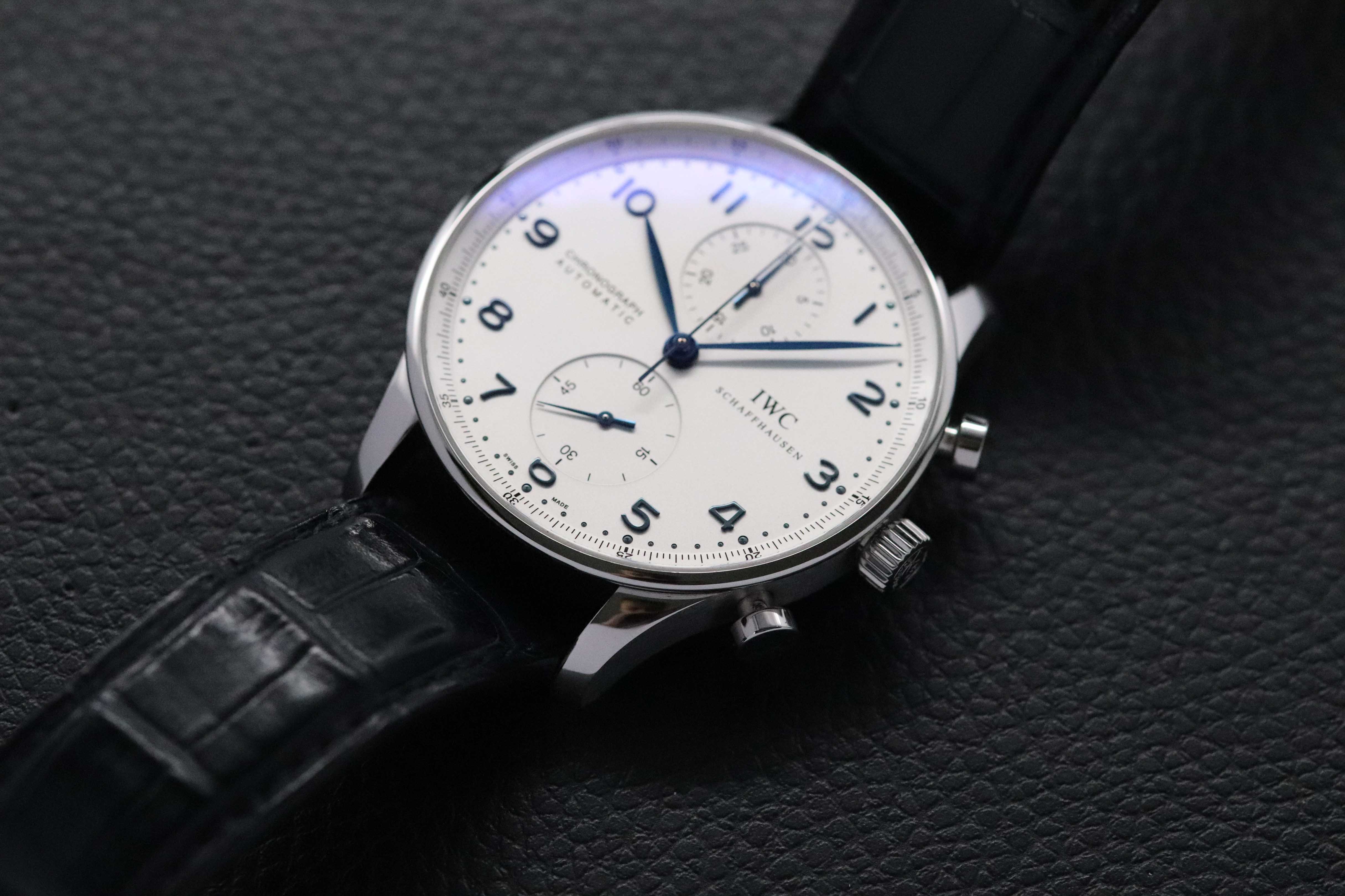 IWC Portugieser Chronograph IW371446 White Dial 2017