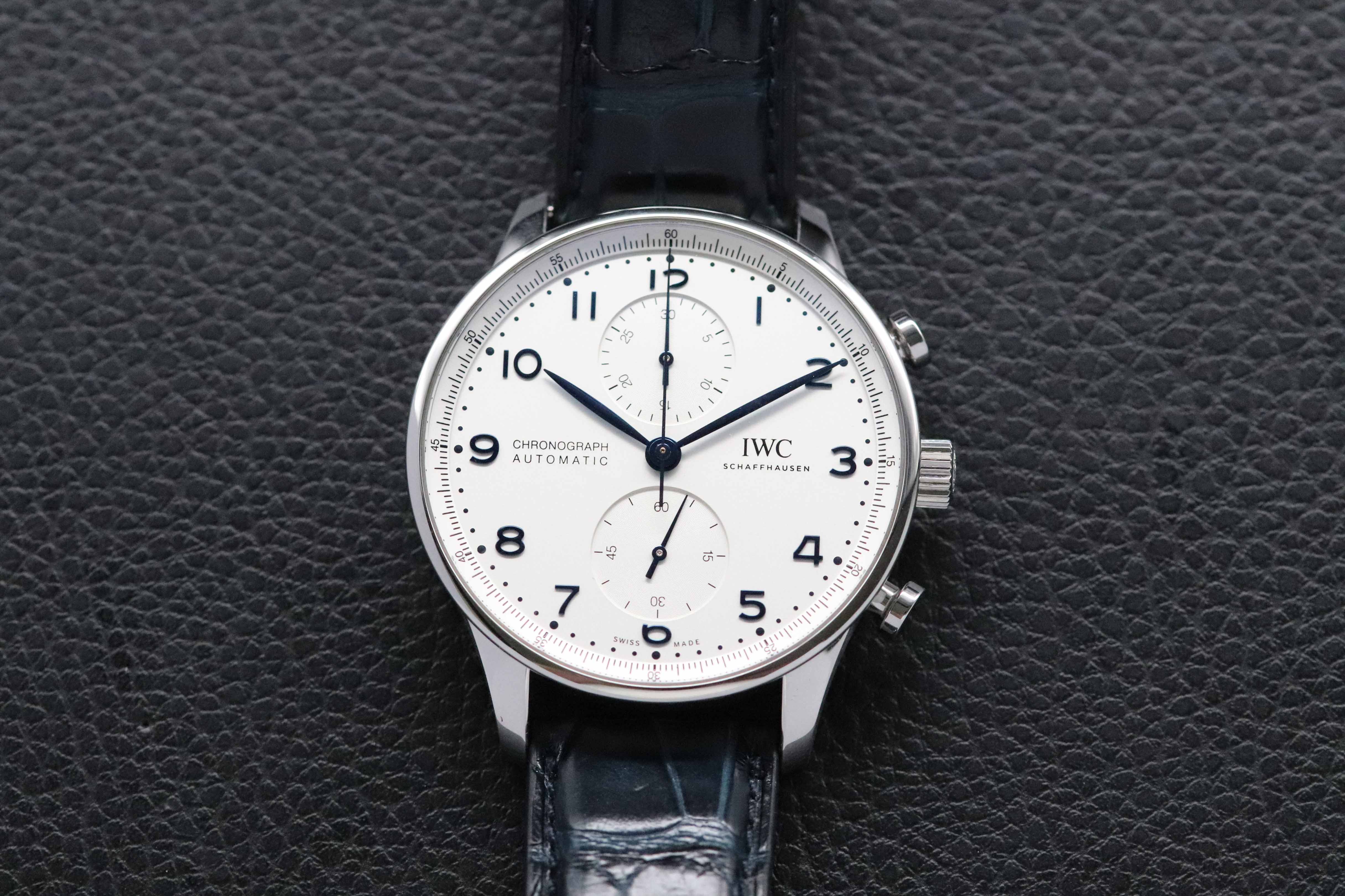 IWC Portugieser Chronograph IW371605 Fullset 2023 Box+Papers