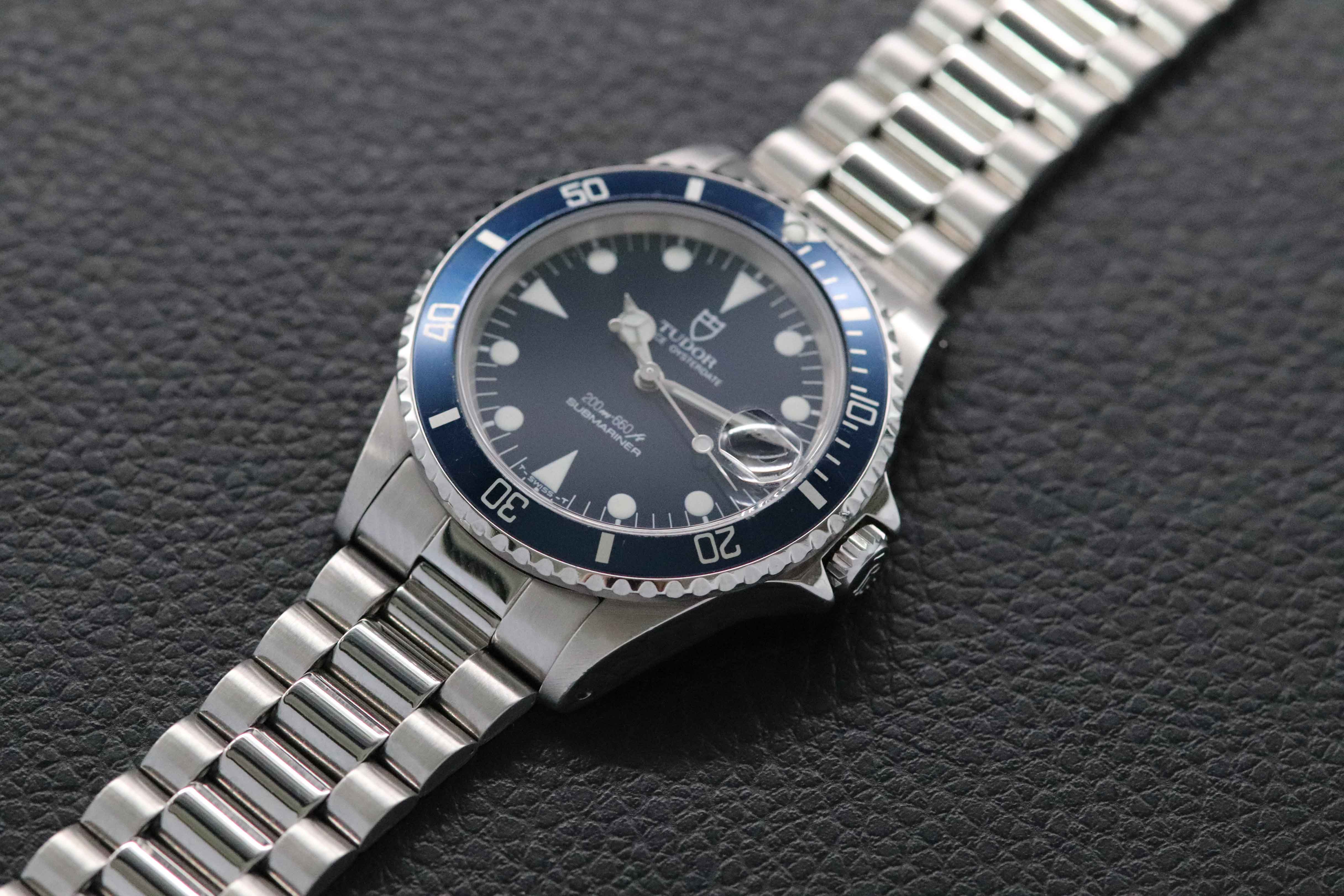 Tudor Submariner 75090 Blue Dial 1990