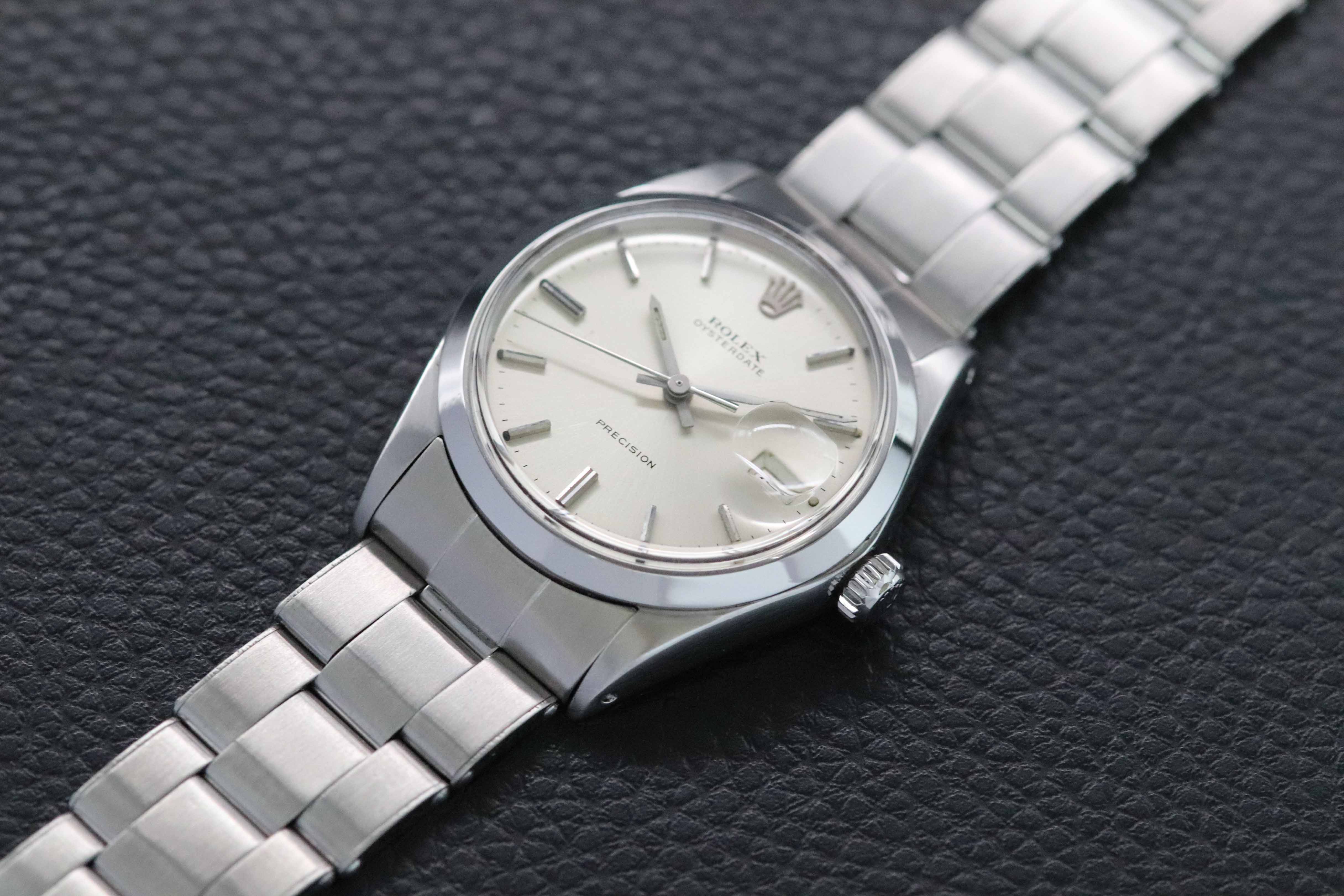 Rolex Oysterdate 6694 Silver Dial 1973