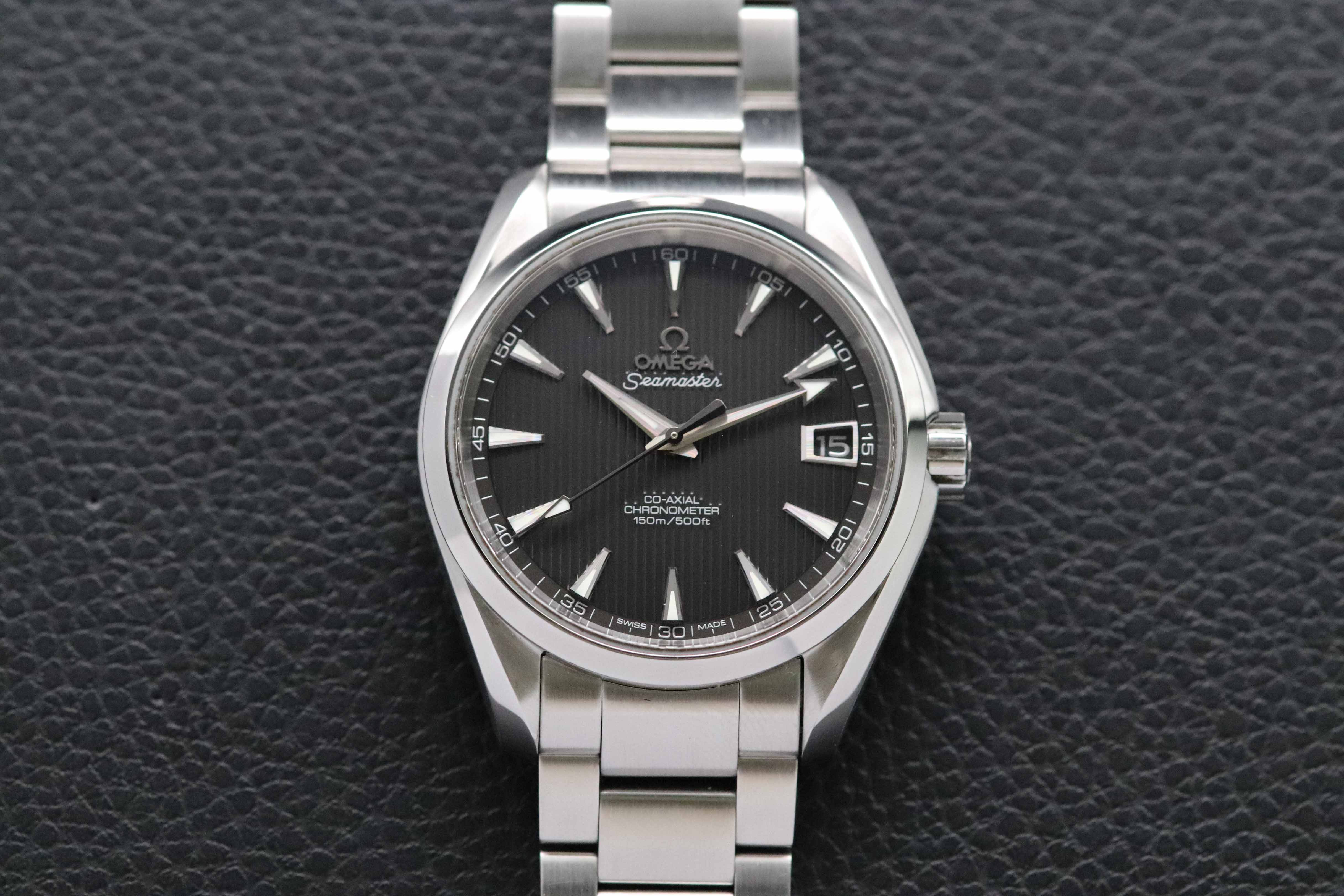 Omega Seamaster Aqua Terra 231.10.39.21.06.001 con quadrante grigio, 2013, con documenti