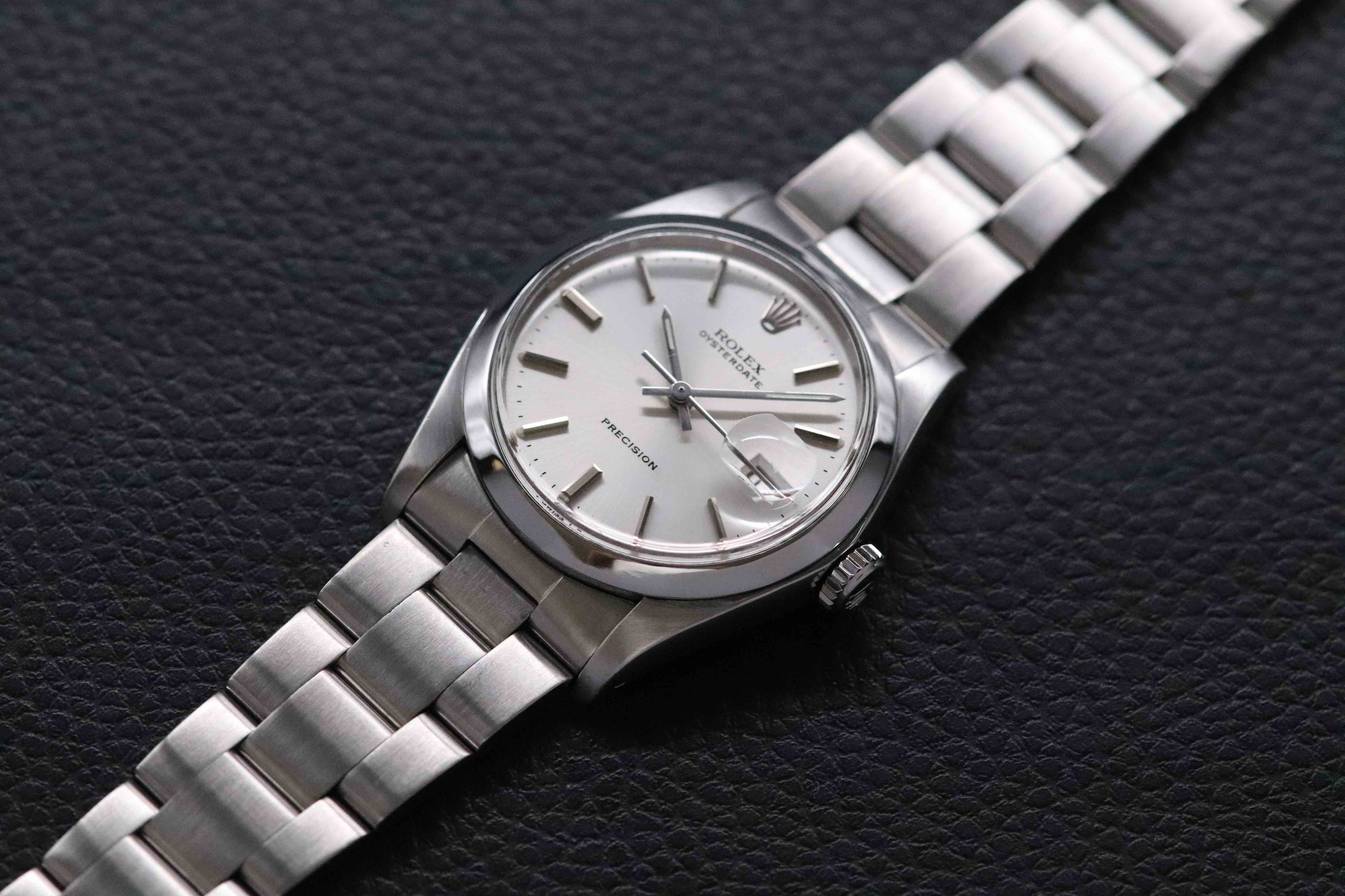 Rolex Oysterdate Precision 6694 Silver Dial 1982