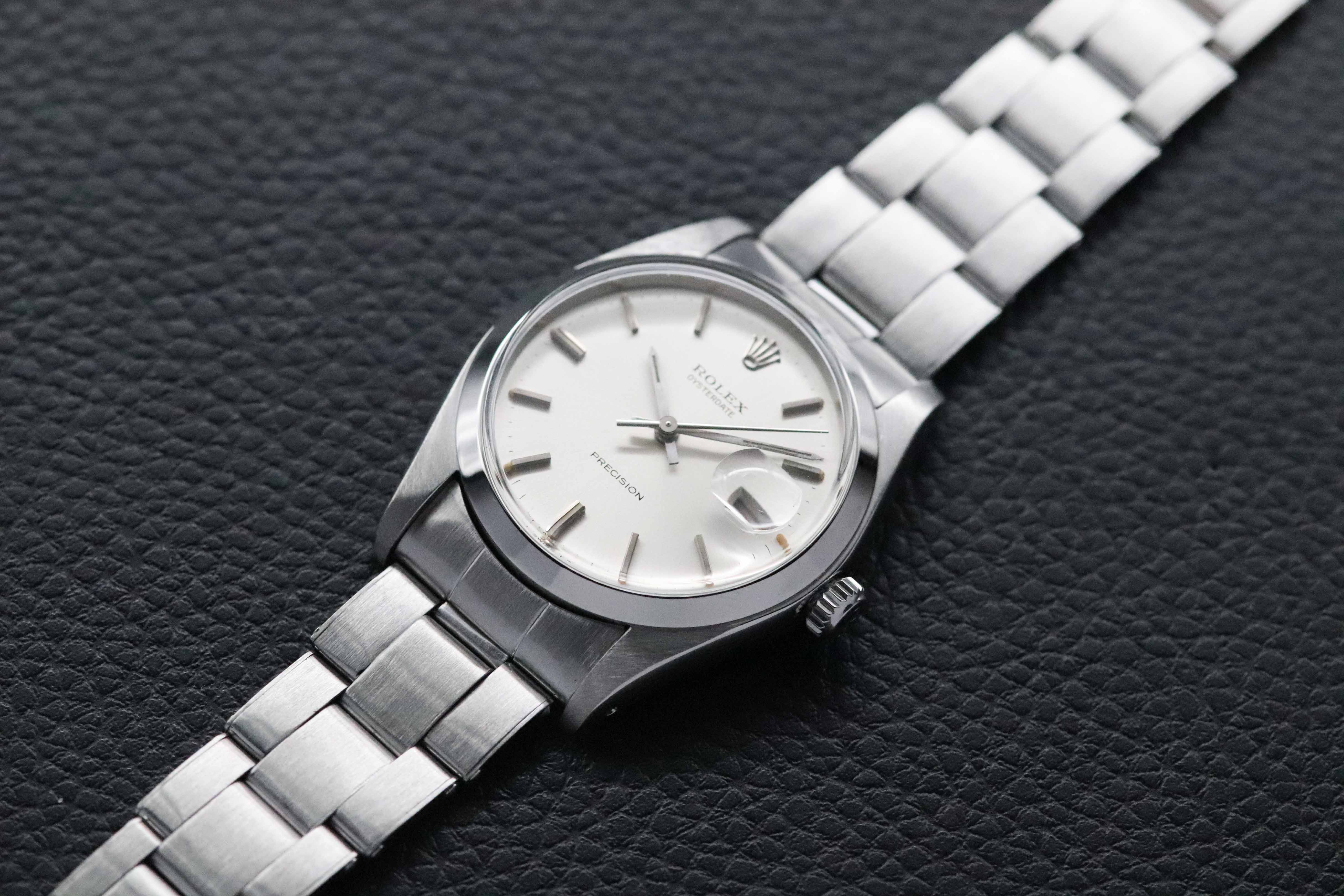 Rolex Oysterdate 6694 Silver Dial 1977