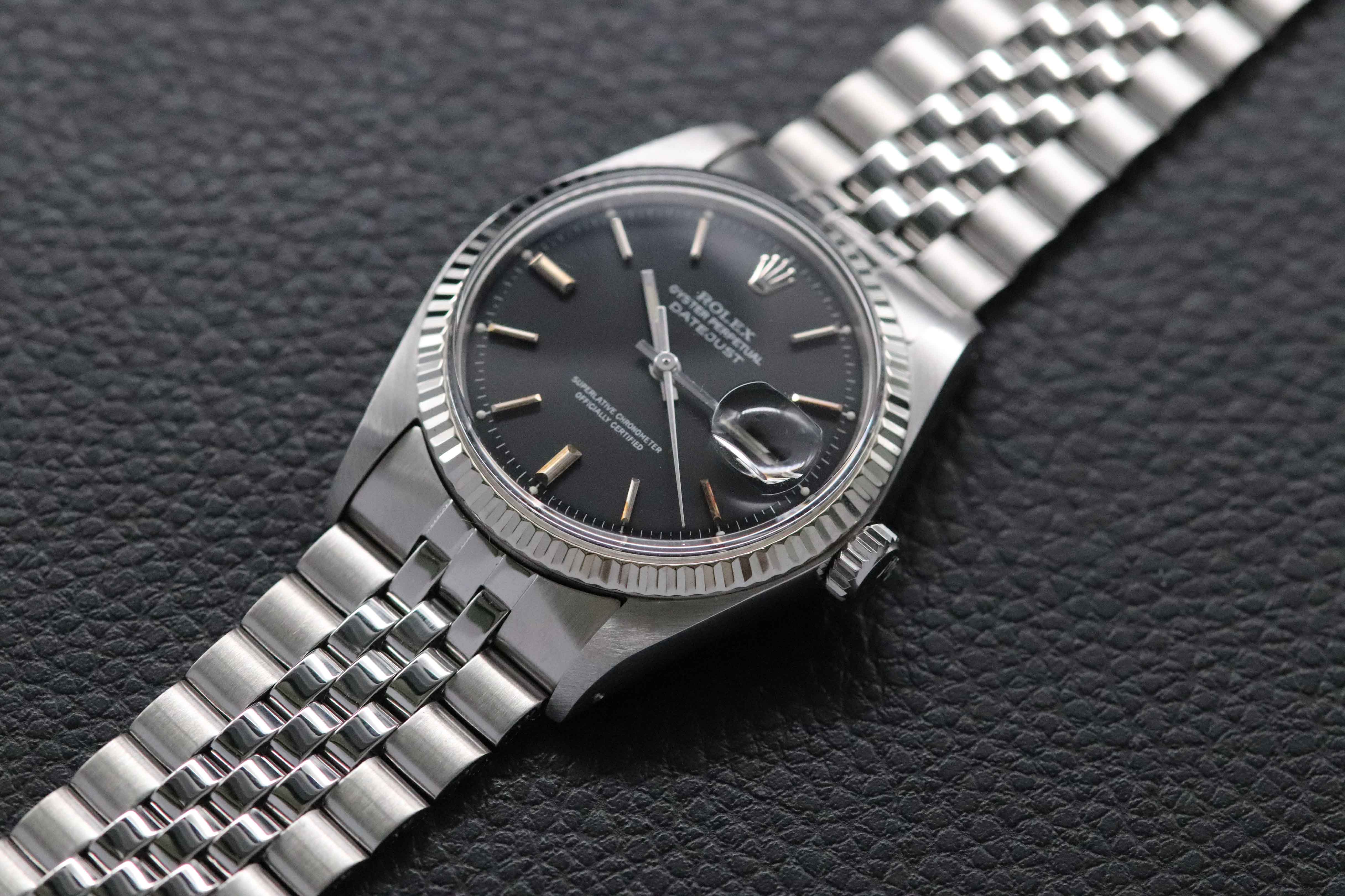 Rolex Datejust 1601 Quadrante Nero 1976