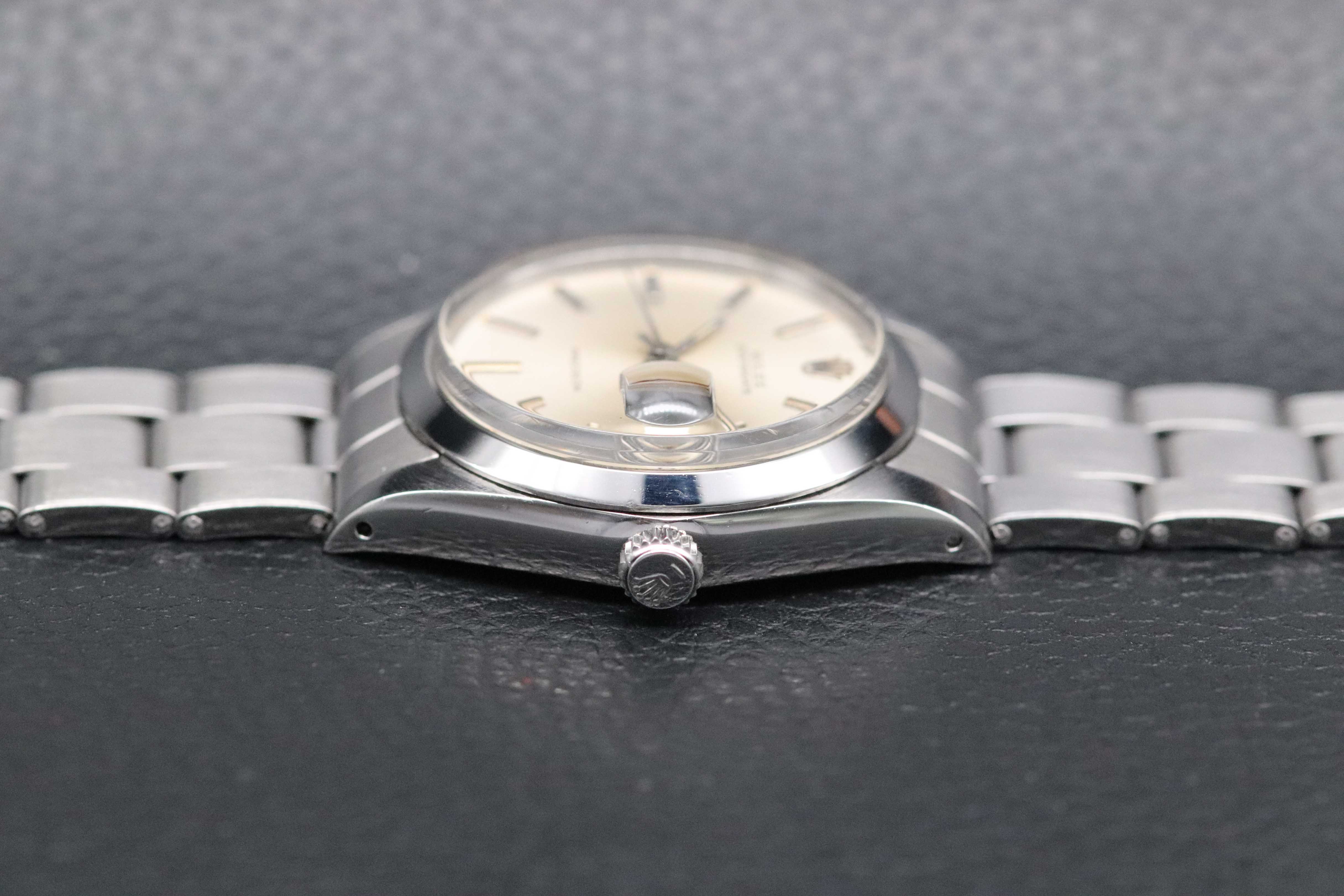 Rolex Oysterdate 6694 Silver Dial 1968