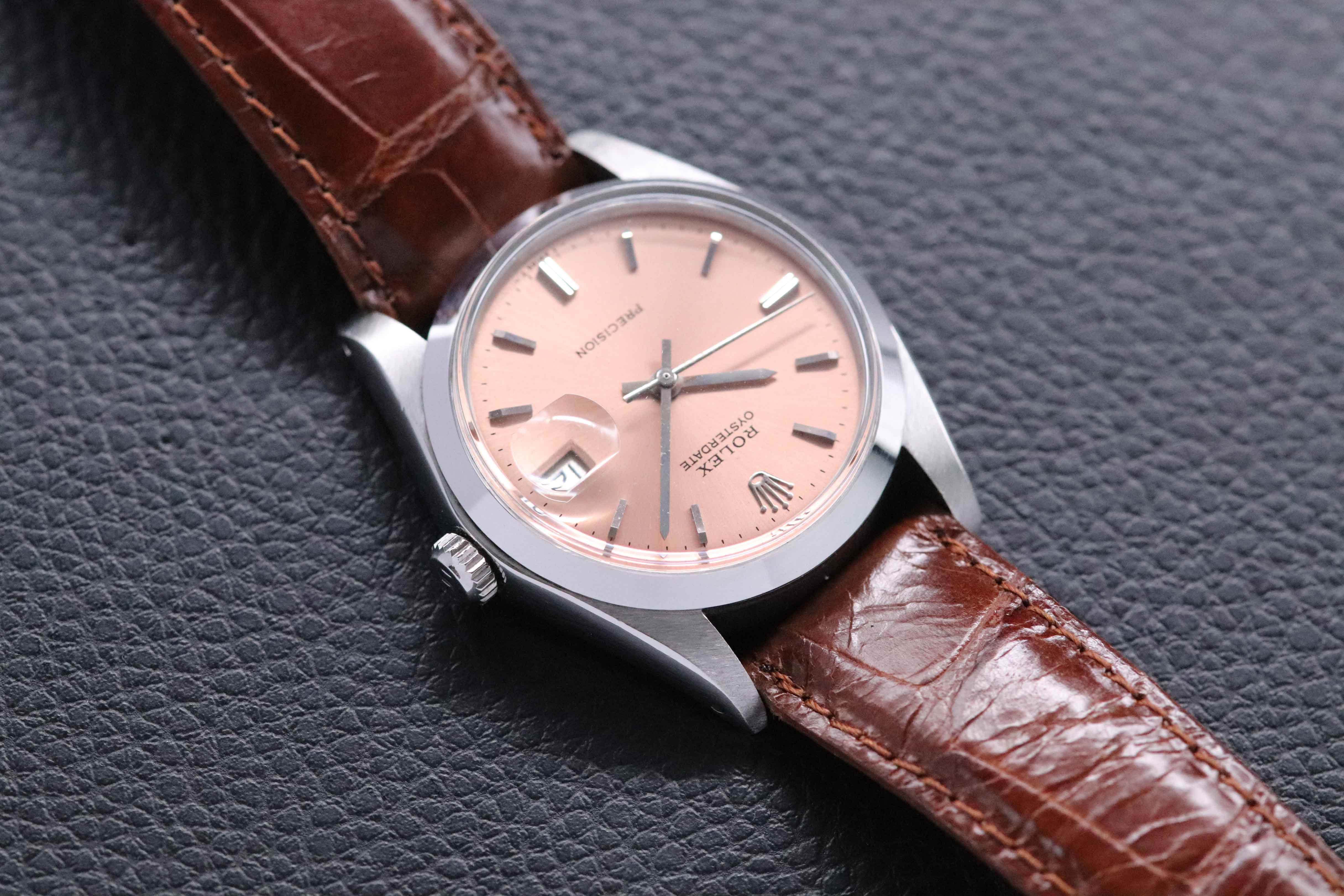 Rolex Oysterdate 6694 with Pink Dial, 1980