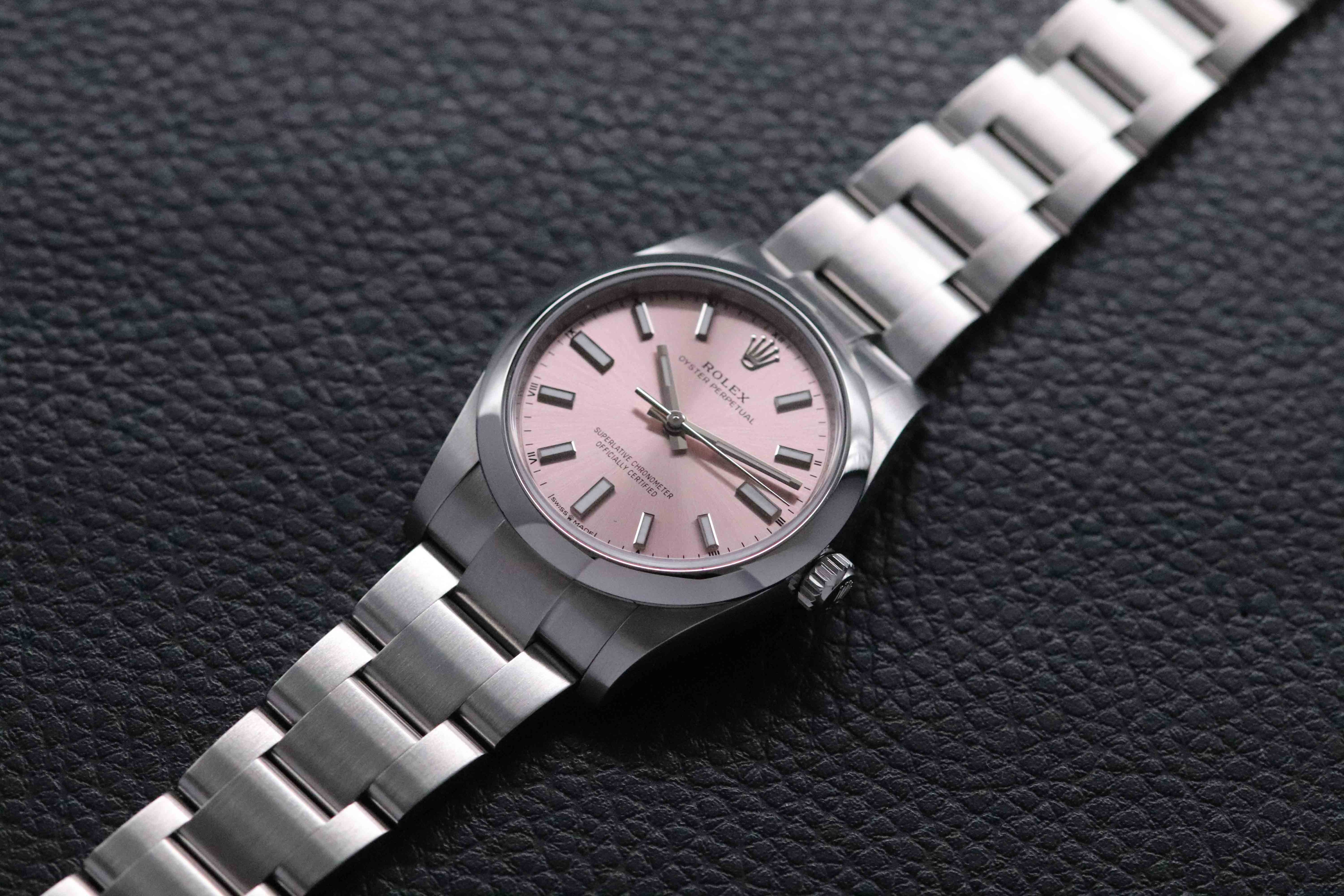 Rolex Oyster Perpetual 124200 Pink Fullset 2025 Box+Papers