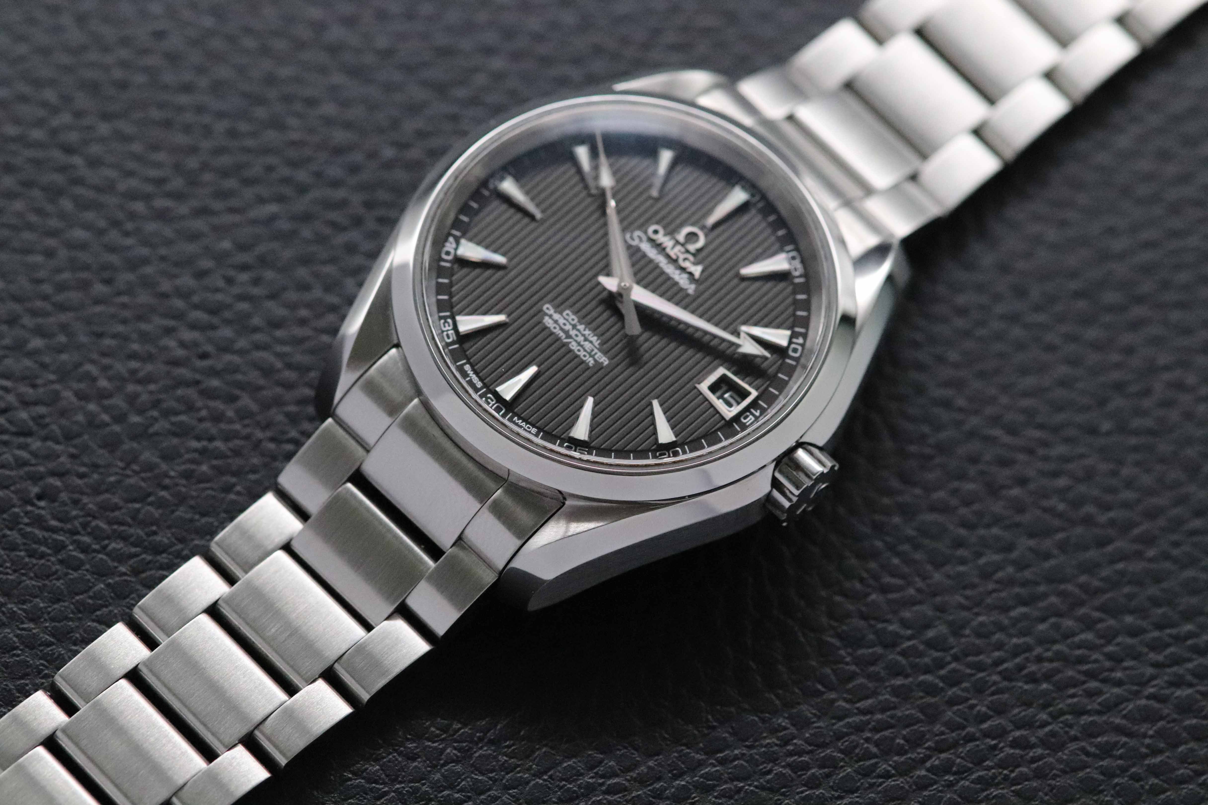 Omega Seamaster Aqua Terra 231.10.39.21.06.001 con quadrante grigio, 2013, con documenti