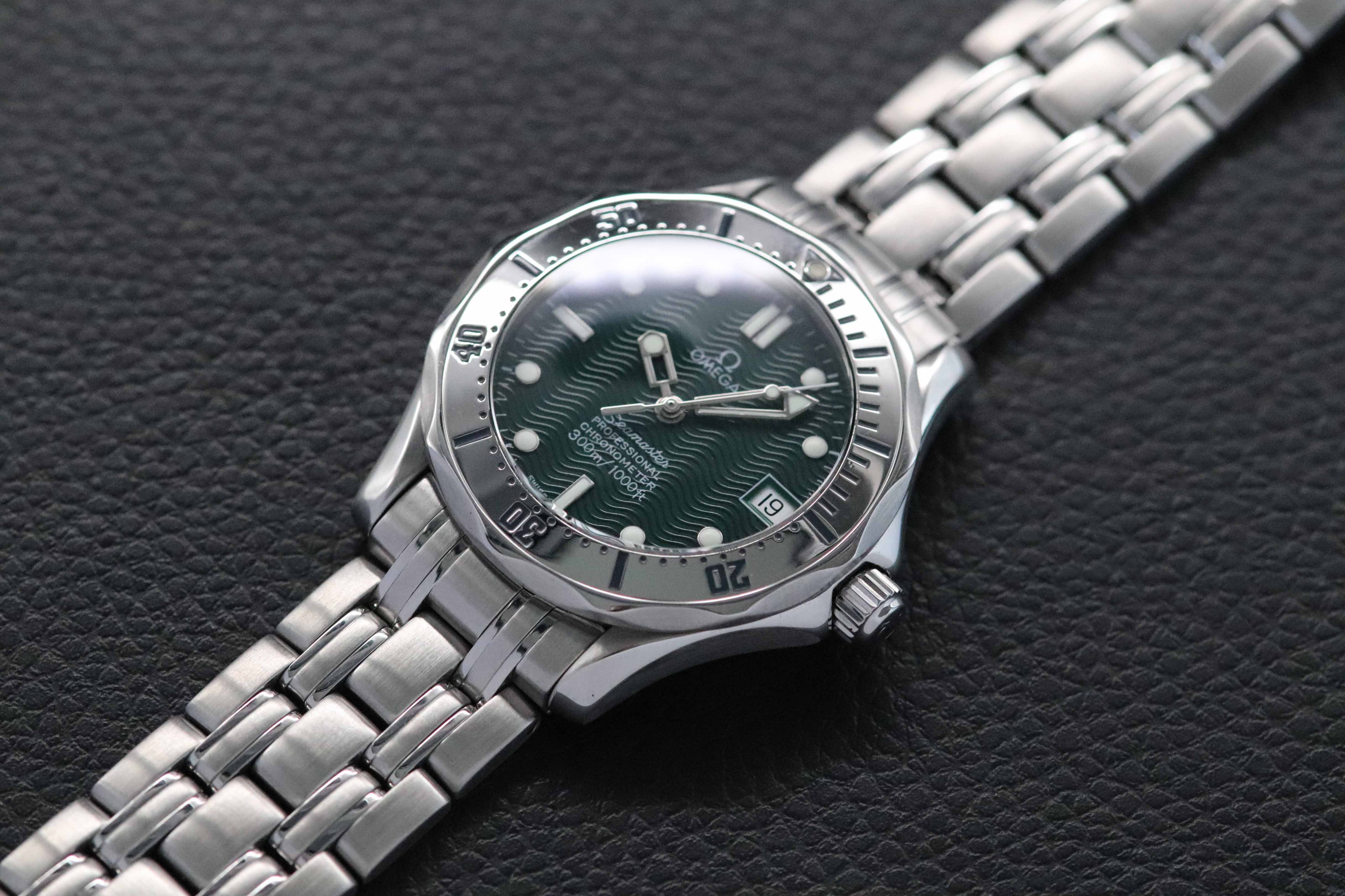 Omega Seamaster 300 2553.41 Jacques Mayol Green Fullset 1999 Box+Papers