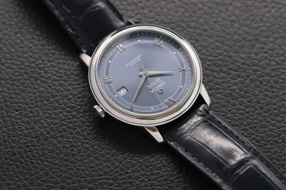 Omega De Ville Prestige 424.13.40.20.03.002 Blue Dial 2018