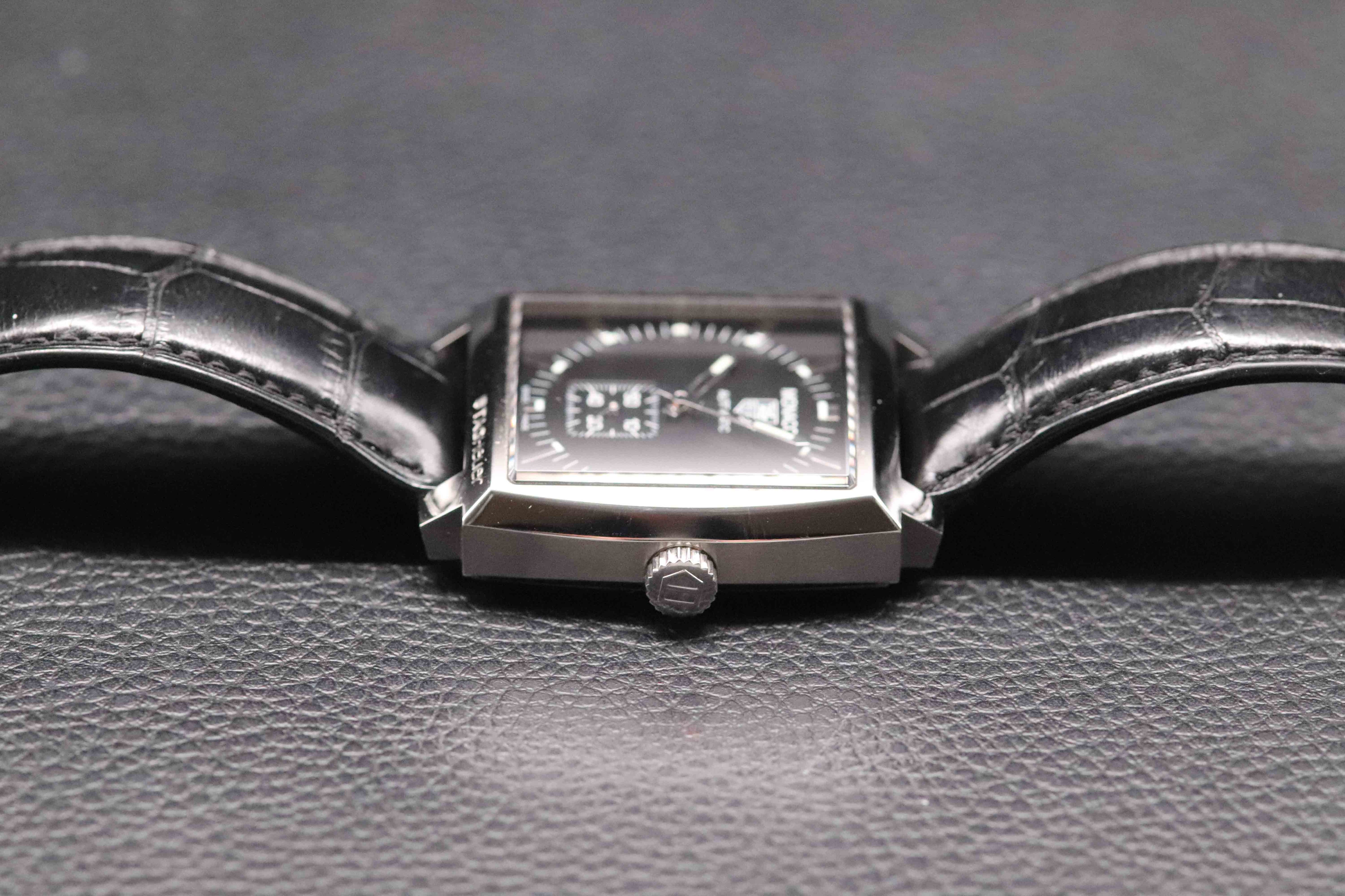 Tag Heuer Monaco WW2110 Black Dial 2018 Papers