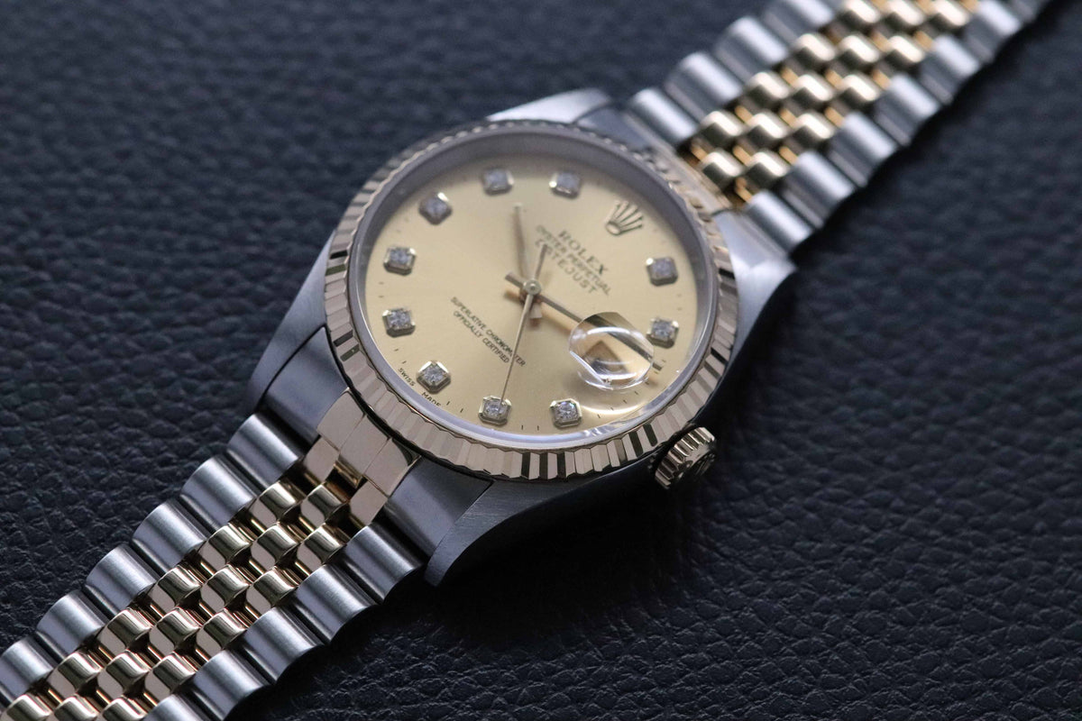 Rolex Datejust 16233G Fullset 1999 Box+Papers