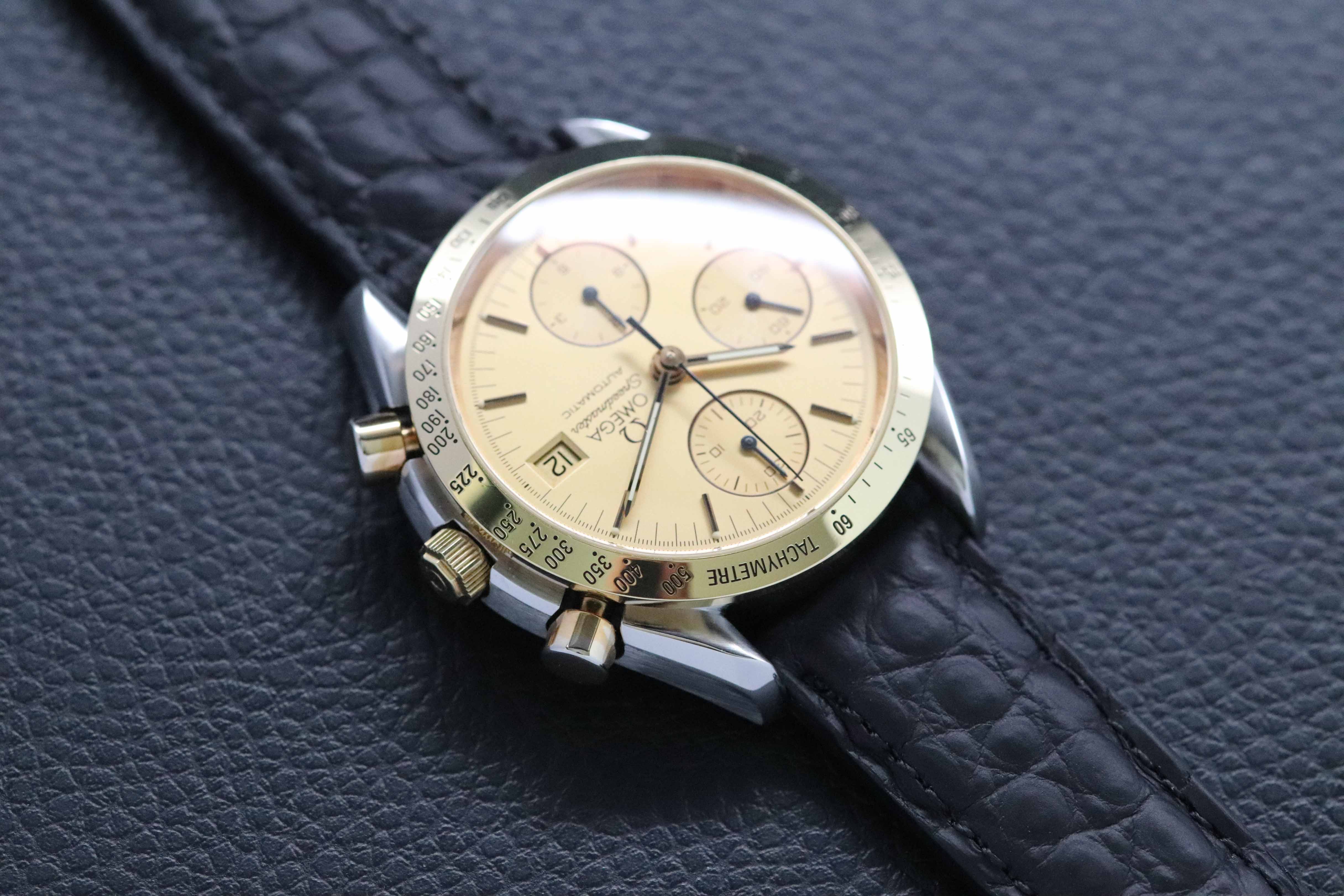 Omega Speedmaster Date 3311.10 Gold Dial 1993