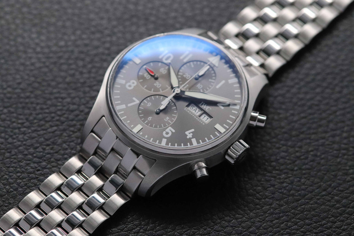 IWC Fliegeruhr Chronograph IW377719 Fullset 2020 Box+Papers