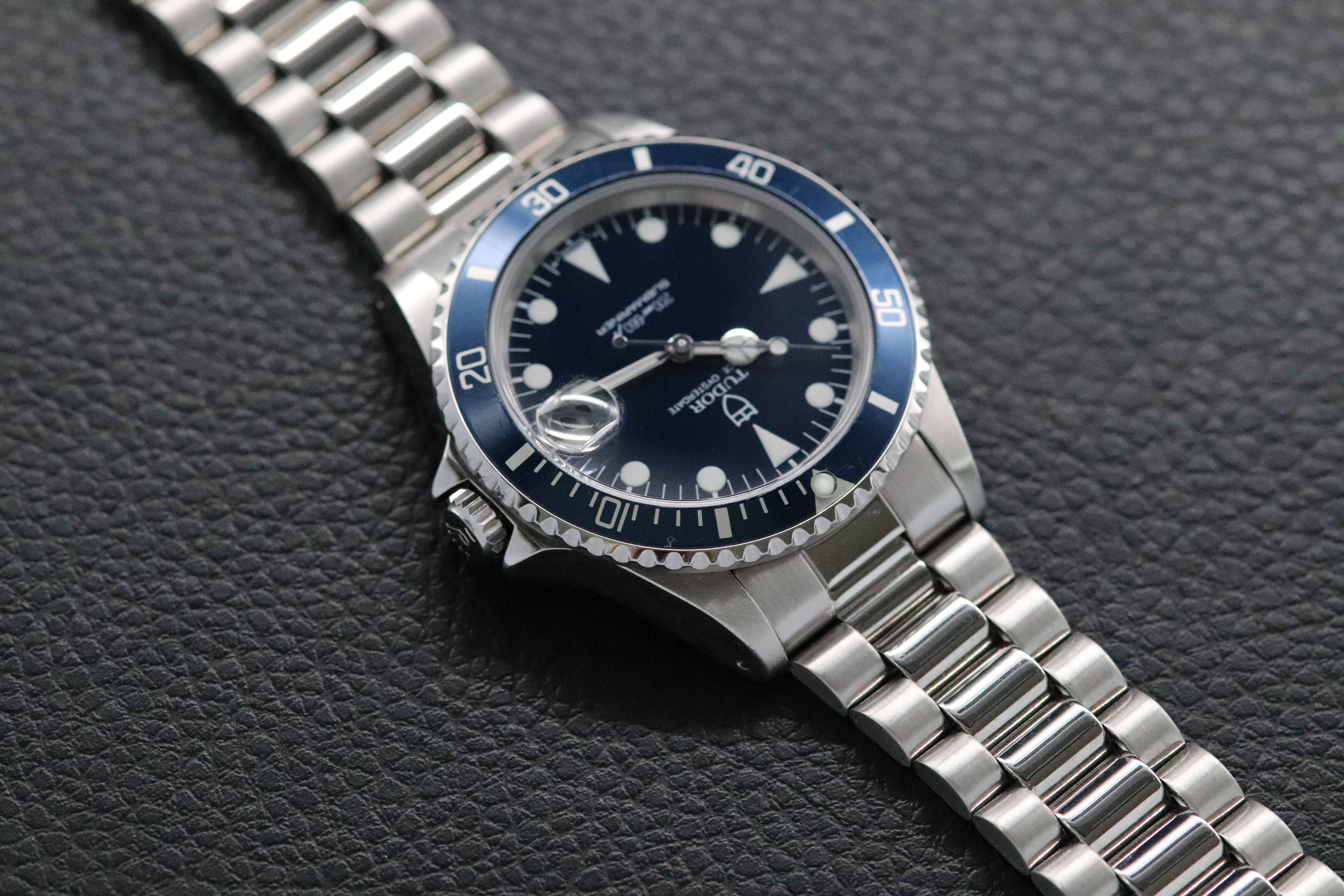Tudor Submariner 75090 Blue Dial 1990