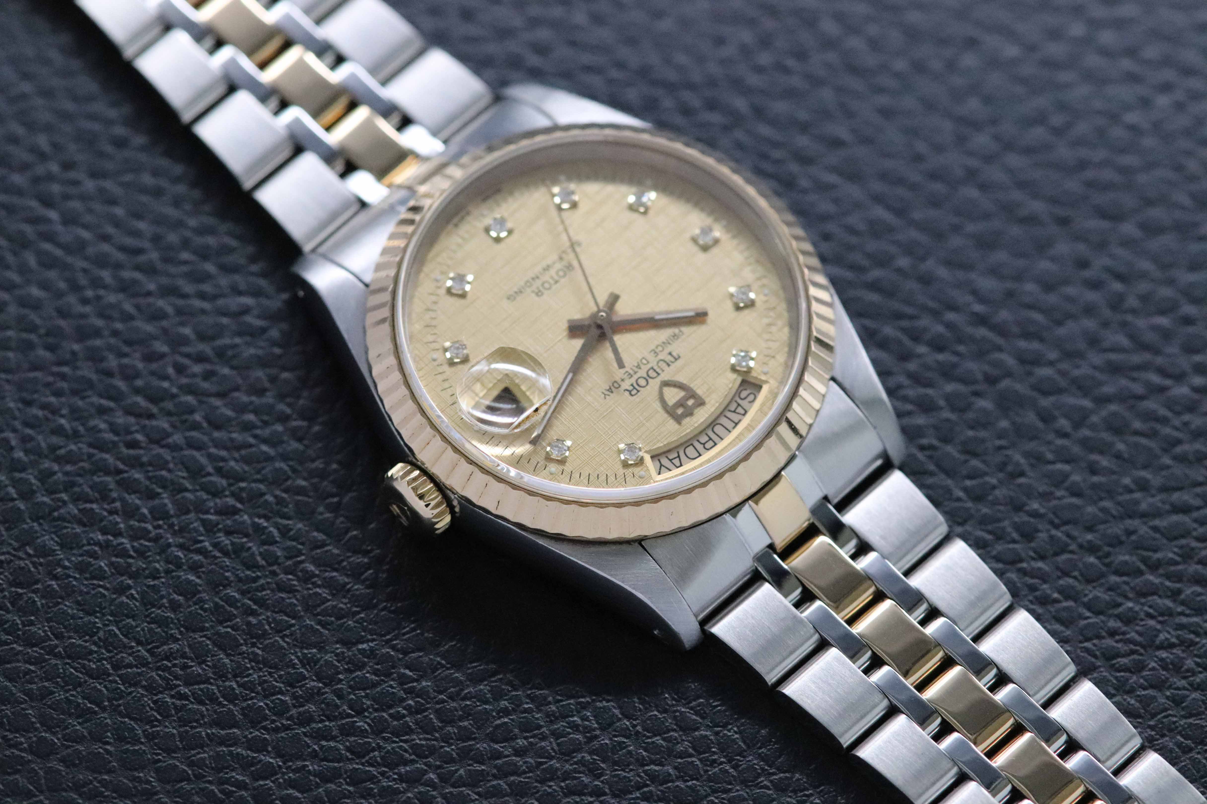 Tudor Prince Date-Day 76213 Gold Dial 2010