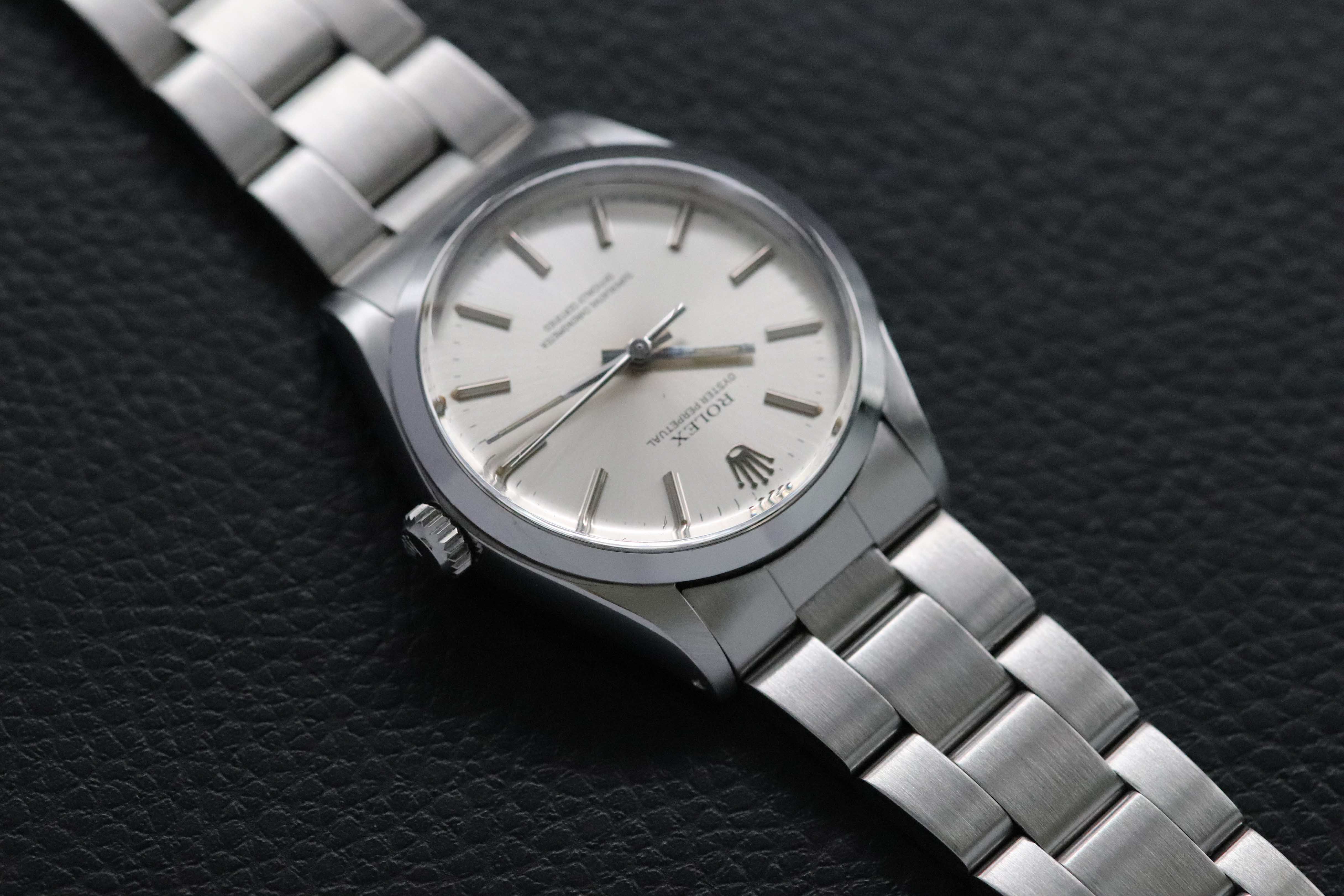 Rolex Oyster Perpetual 1002 with Silver Dial, 1986