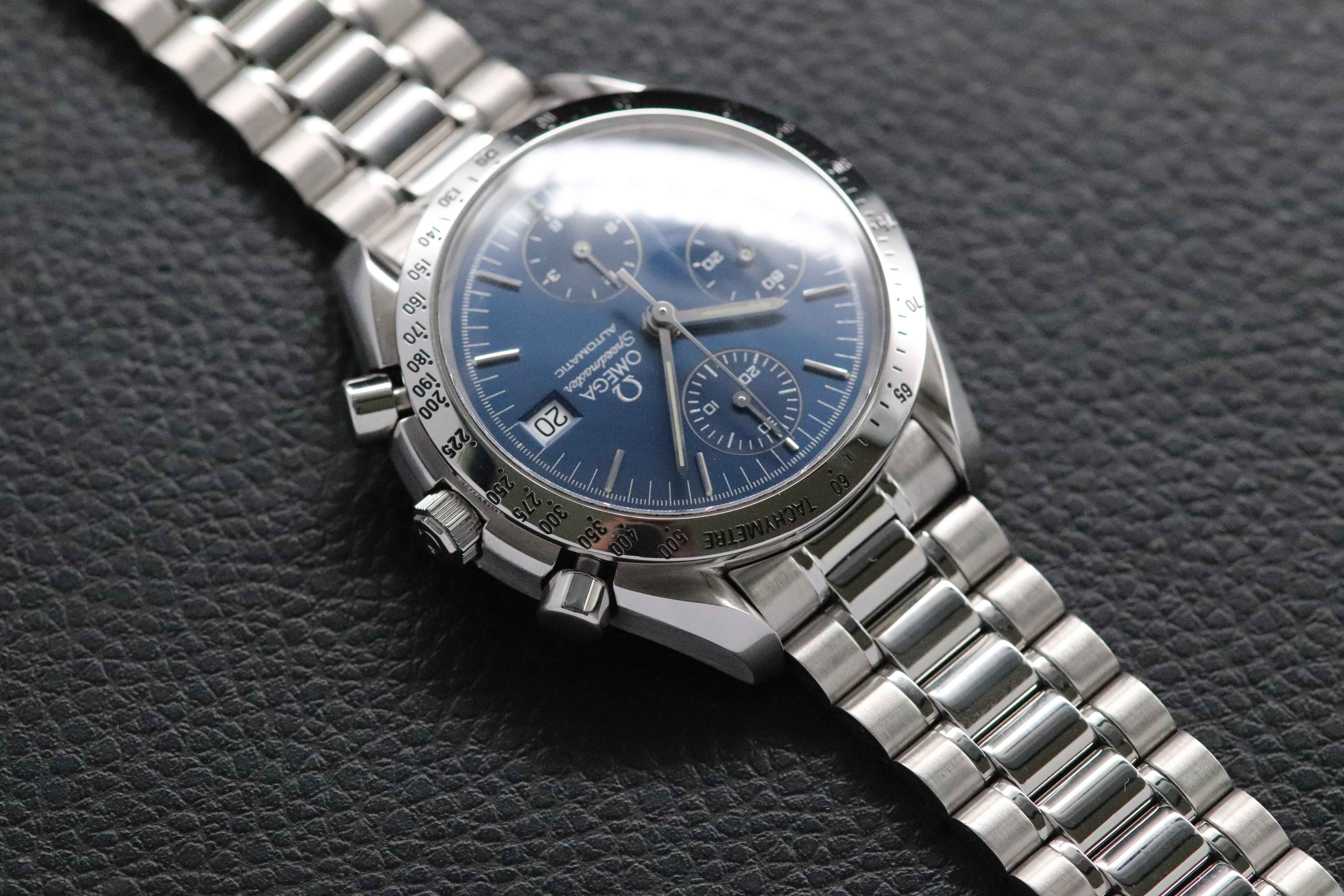 Omega Speedmaster Date 3511.80 Blue Dial 1998