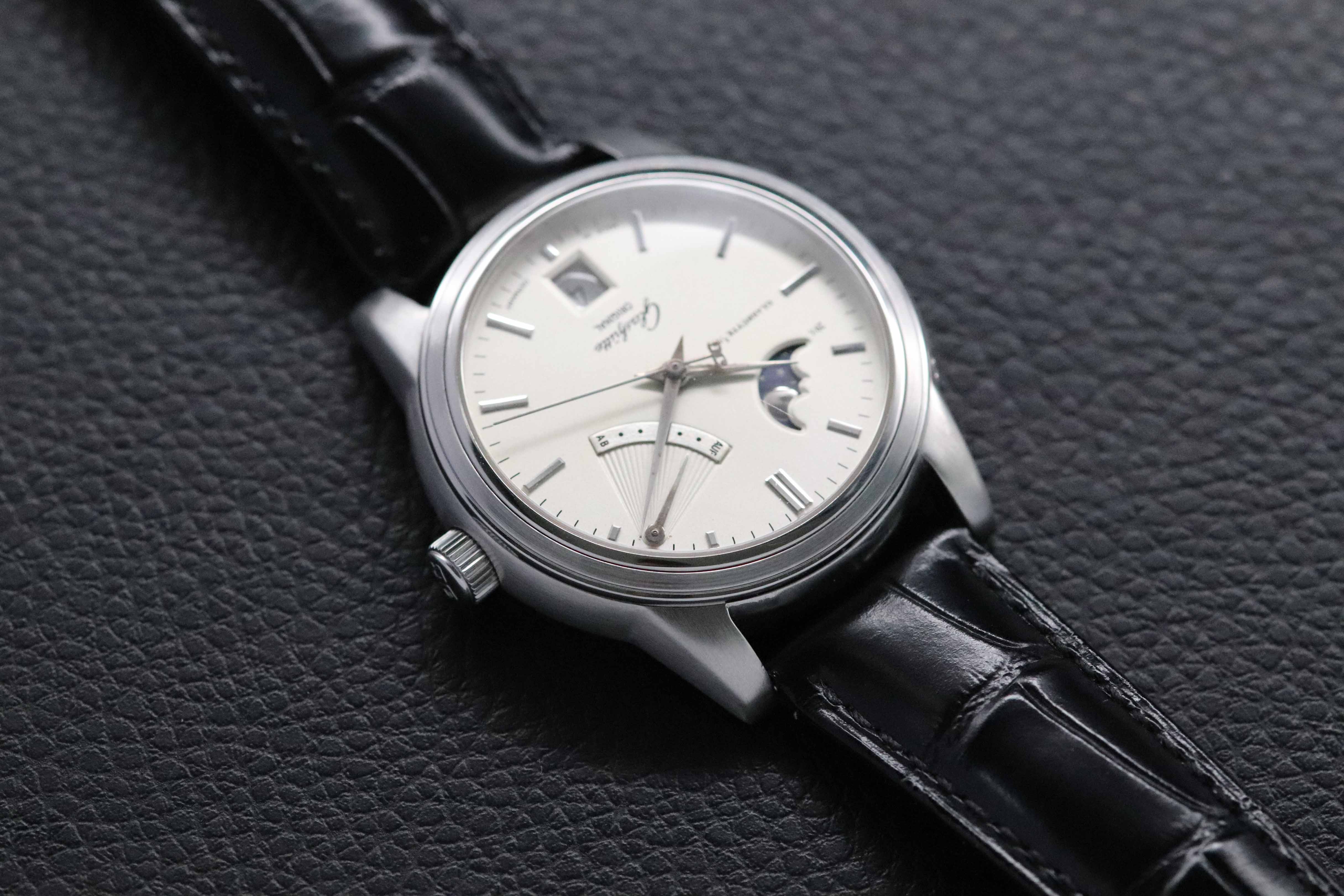 Glashütte Original Senator Moon Phase Power Reserve 39.44.04.12.04 Silver Dial 2010