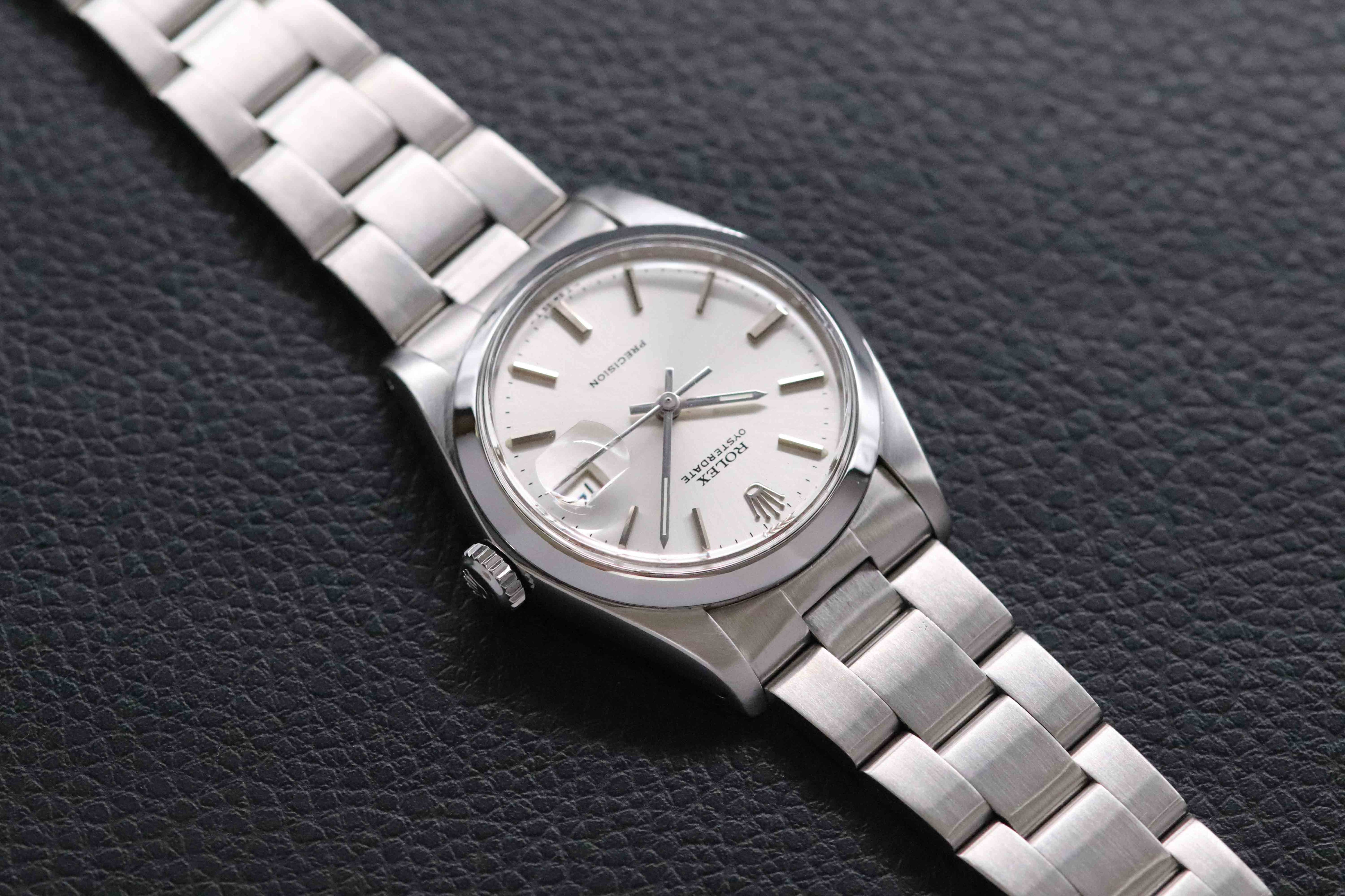 Rolex Oysterdate Precision 6694 Silver Dial 1982
