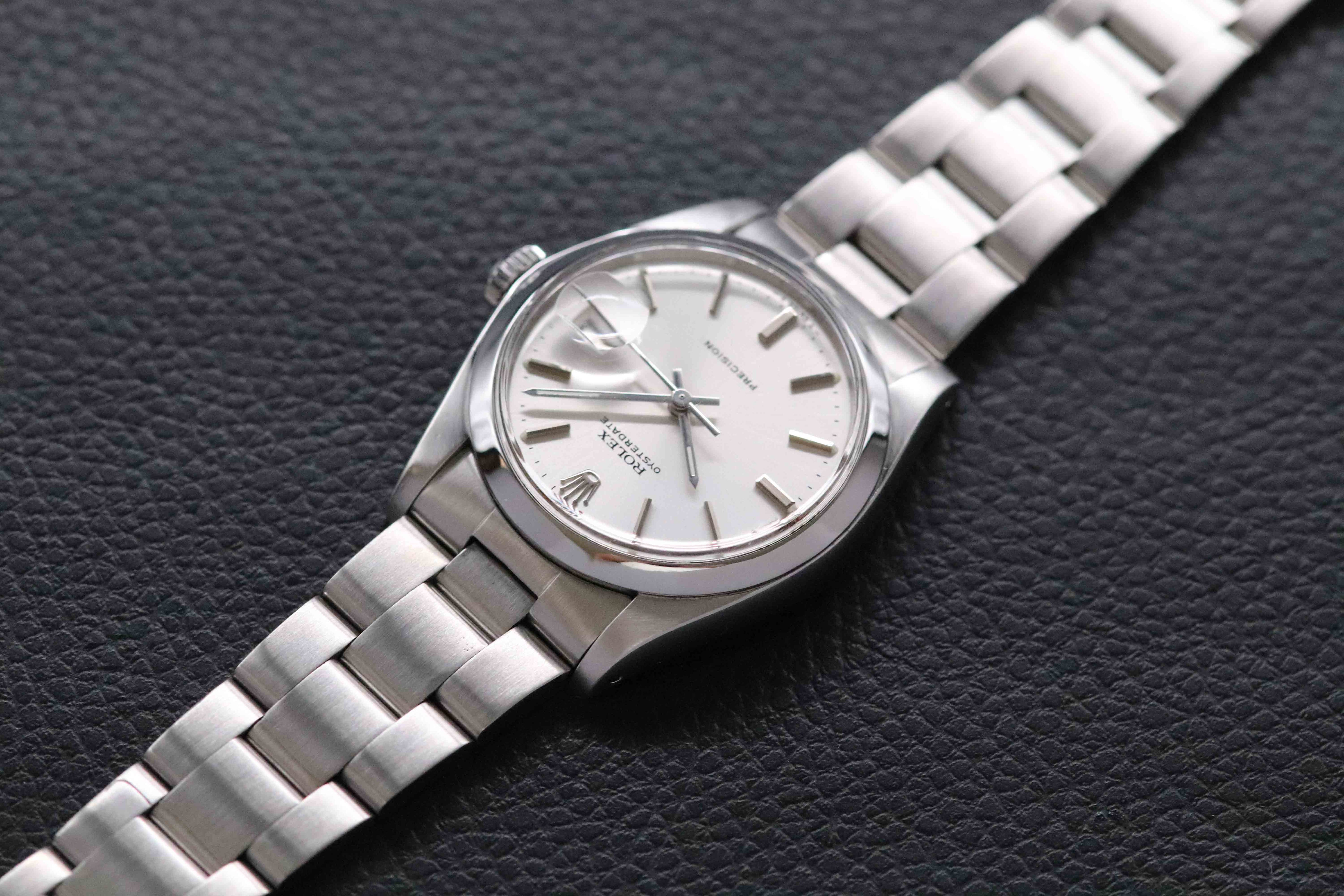 Rolex Oysterdate Precision 6694 Silver Dial 1982
