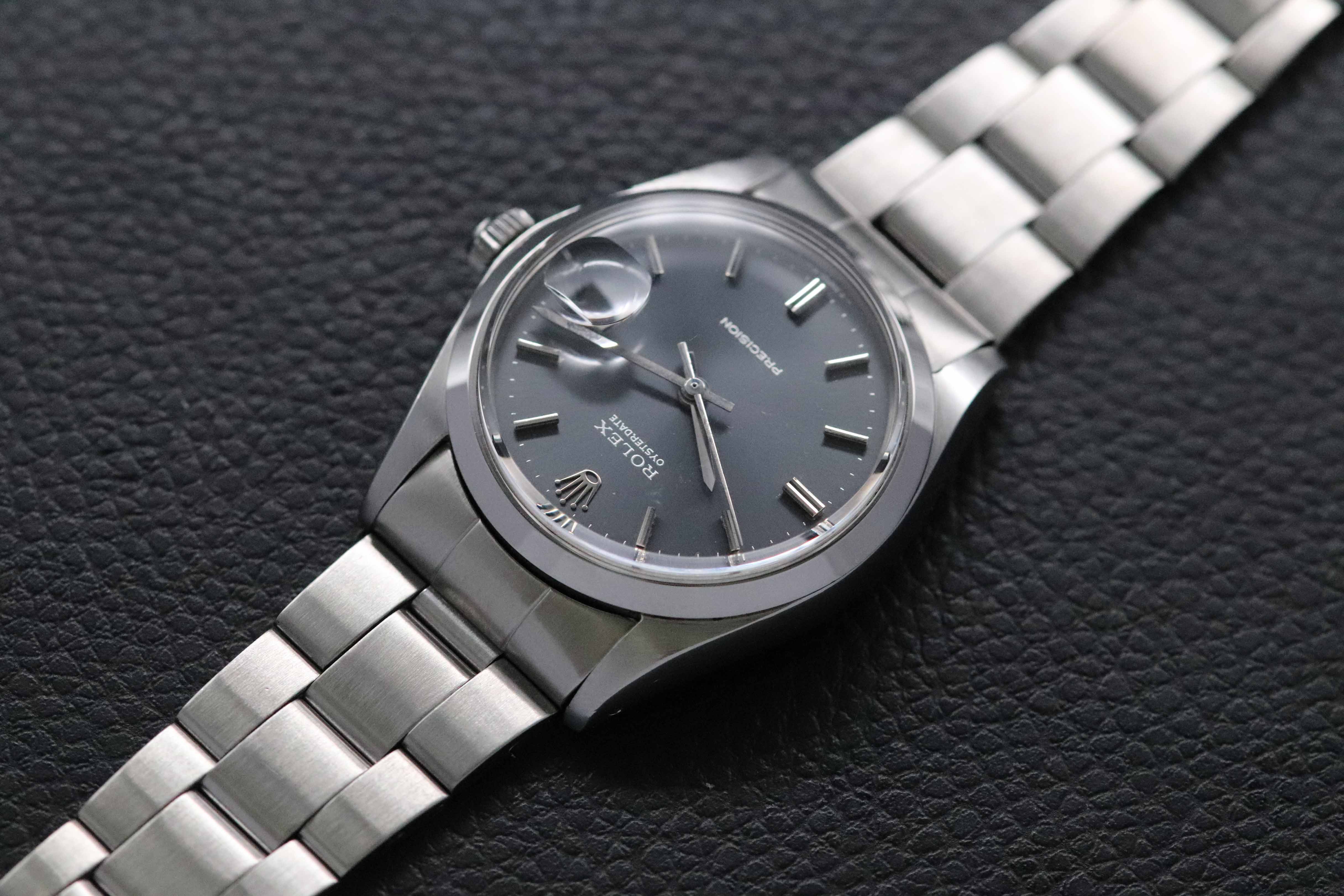 Rolex Oysterdate 6694 Quadrante grigio 1971
