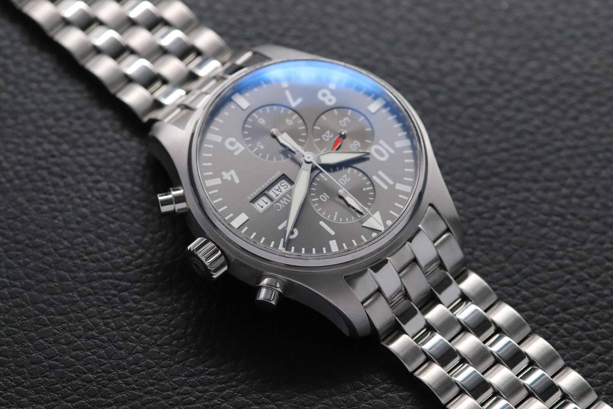 IWC Fliegeruhr Chronograph IW377719 Fullset 2020 Box+Papers