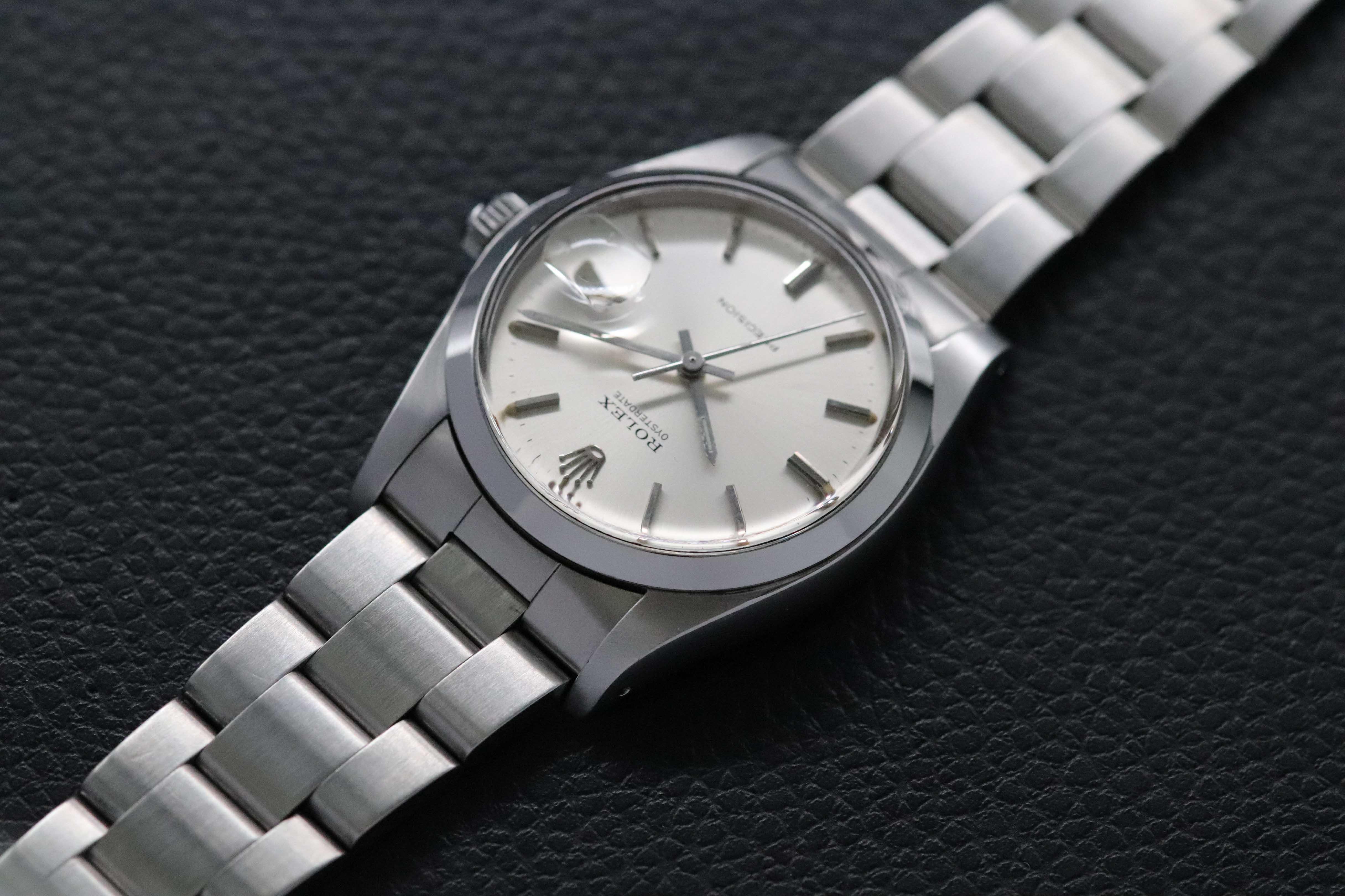 Rolex Oysterdate 6694 con esfera plateada, 1978