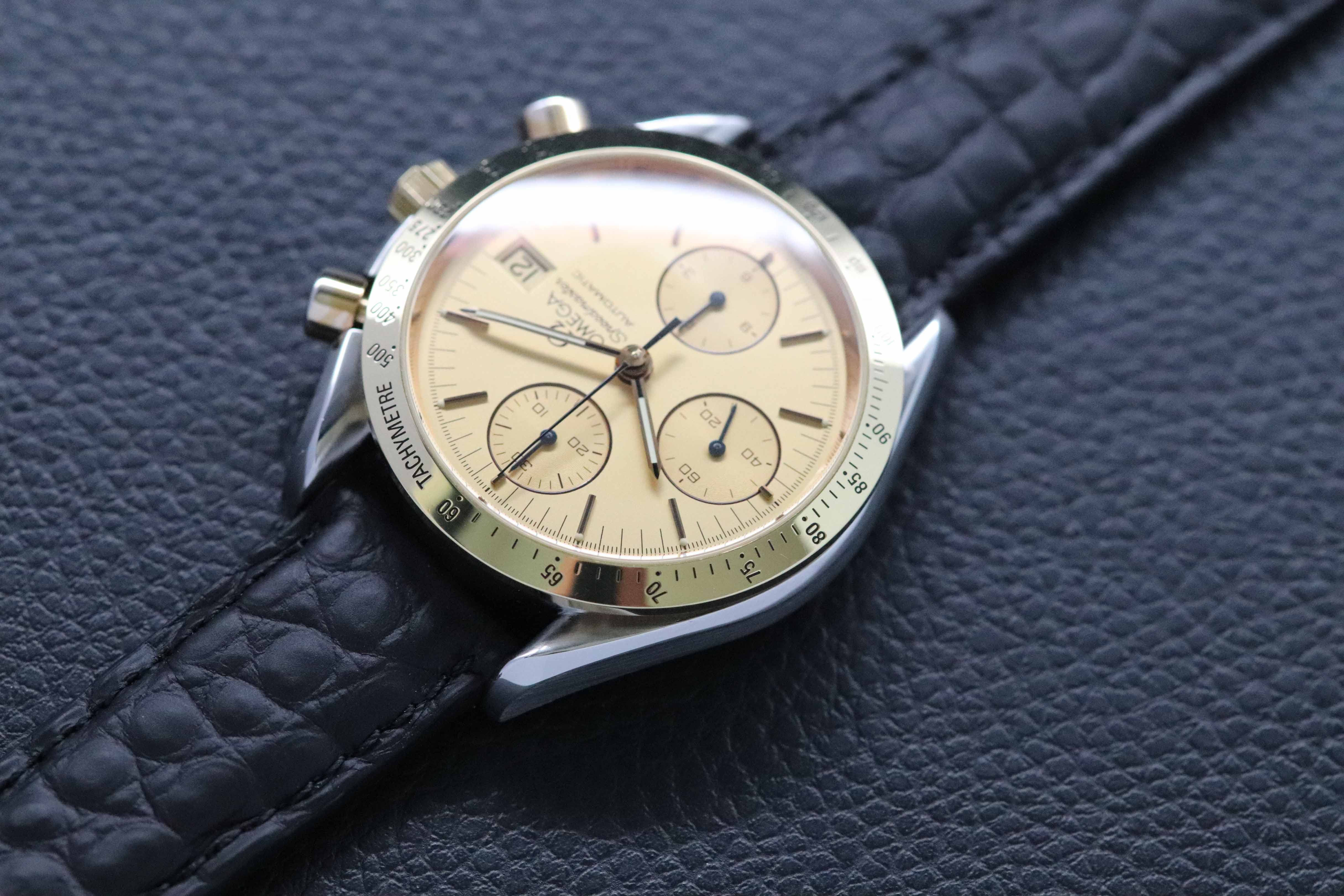 Omega Speedmaster Date 3311.10 Gold Dial 1993