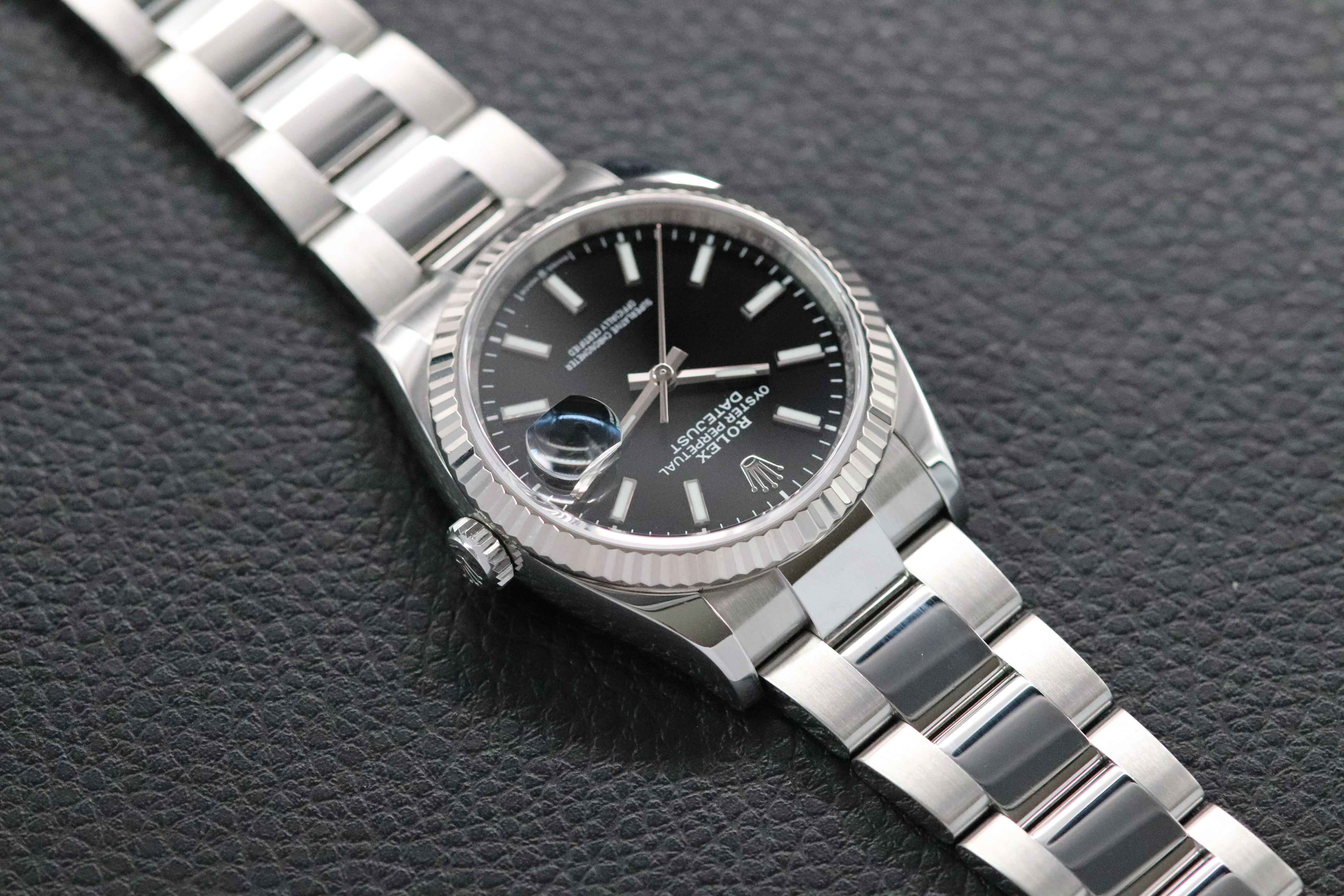 Rolex Datejust 126234 Black Dial Fullset 2020 Box+Papers