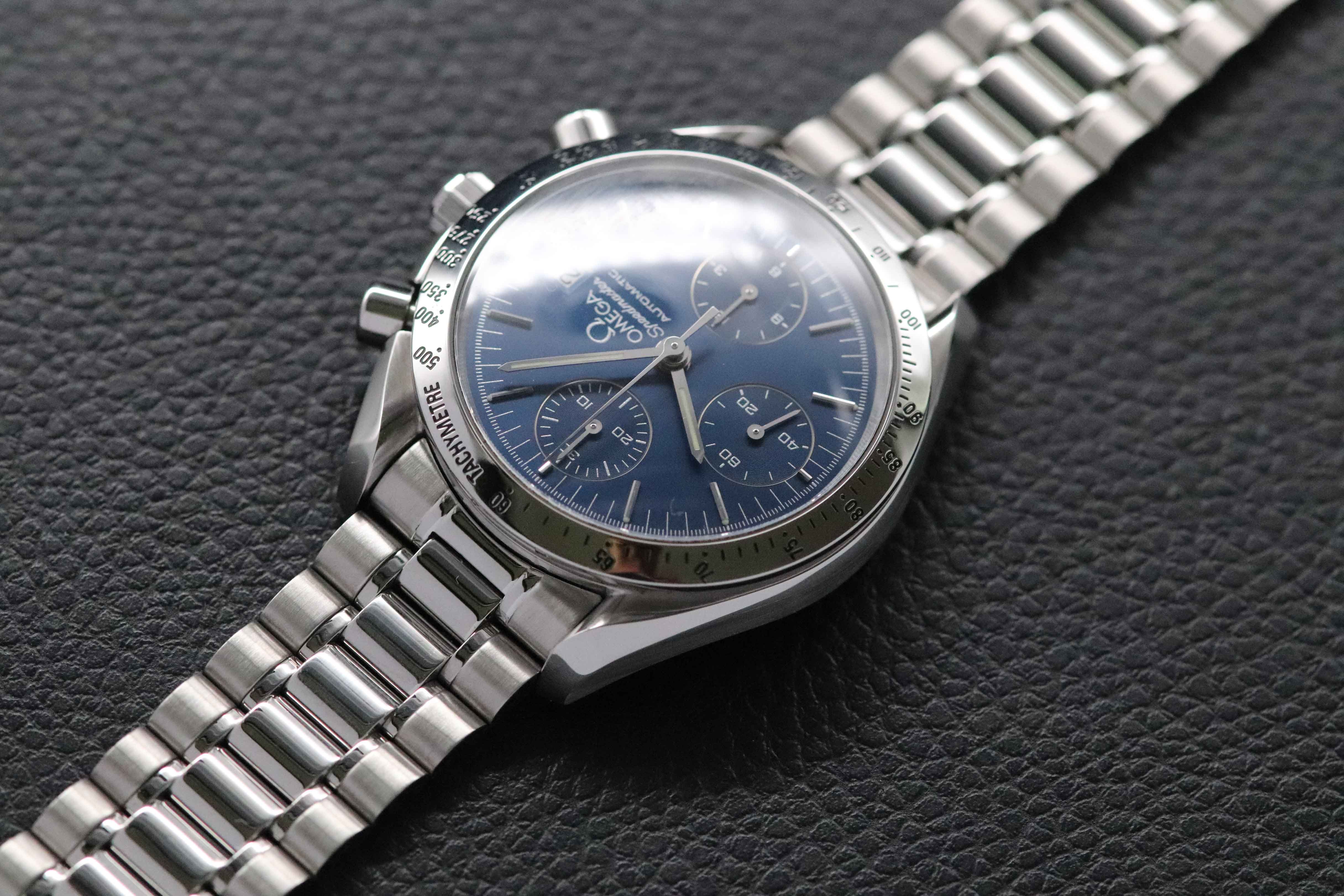 Omega Speedmaster Date 3511.80 Blue Dial 1998